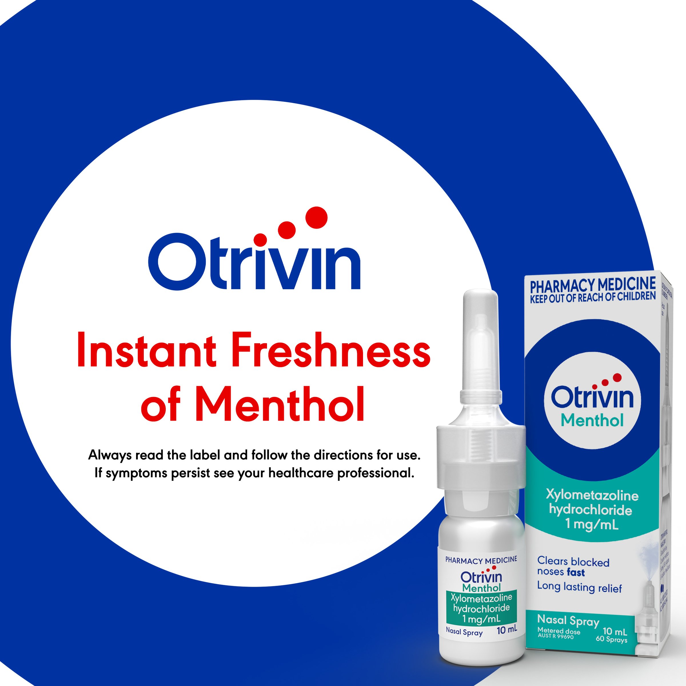 Otrivin Menthol Nasal Spray 10ml - Image 4