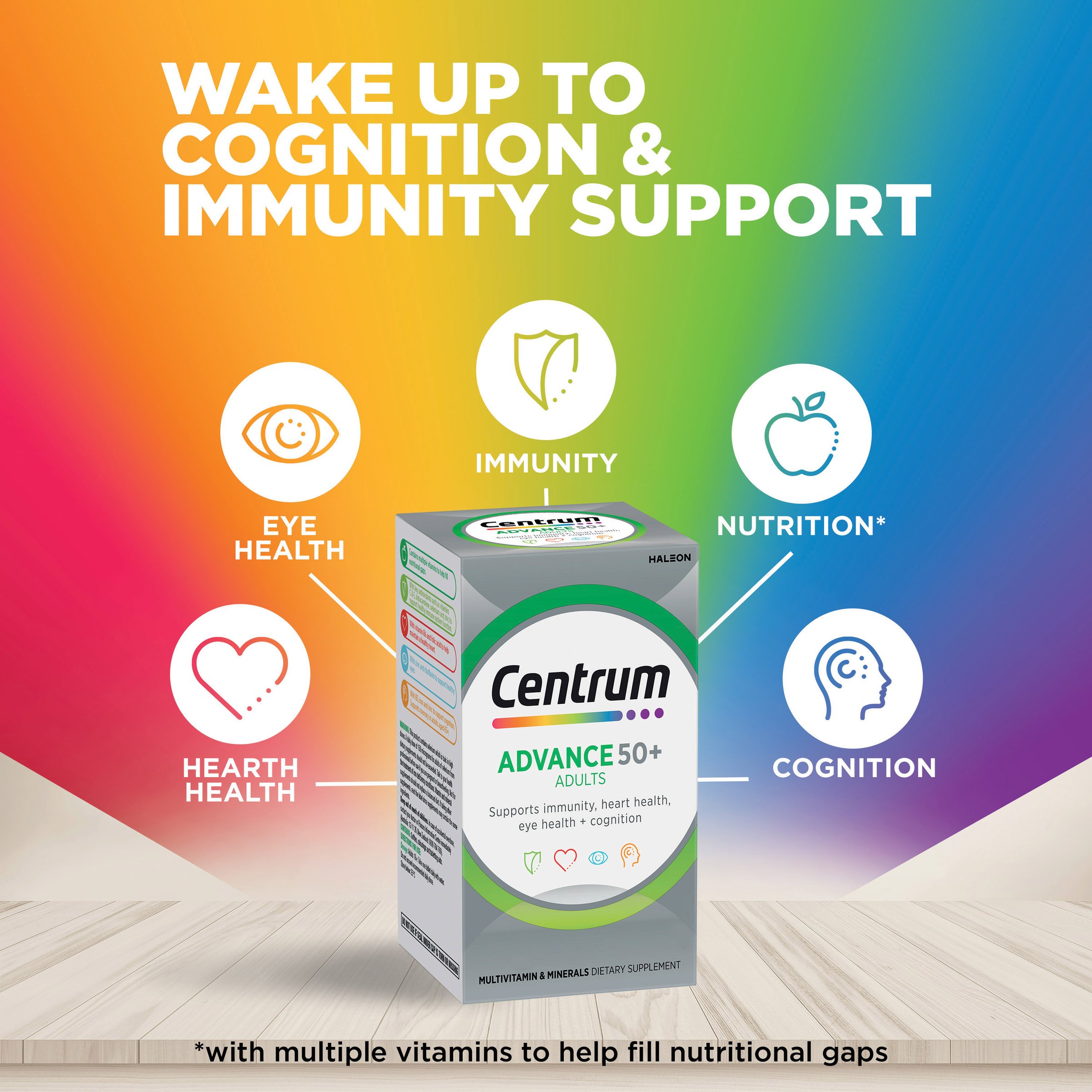 Centrum Advance 50+ Multivitamin 100 tablets - Image 7