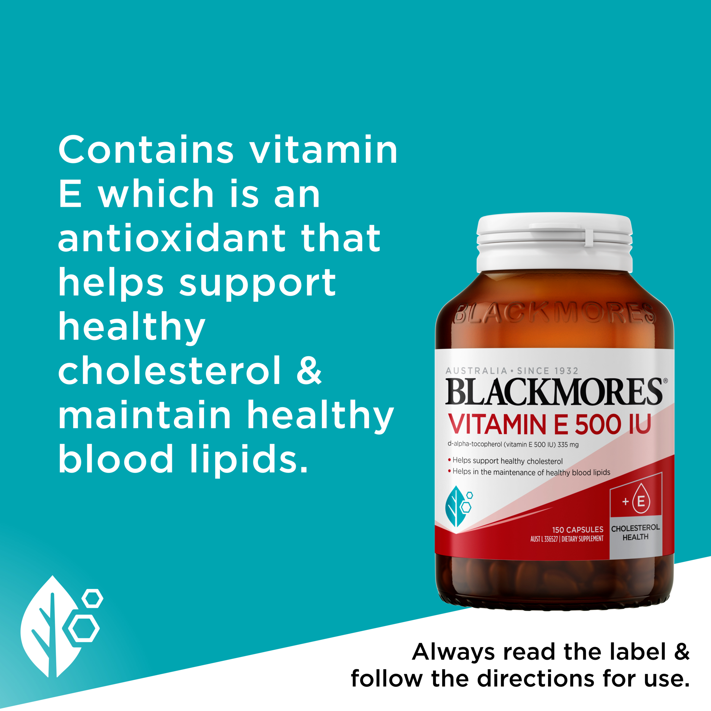 Blackmores Vitamin E 500IU - 150 capsules - Image 6