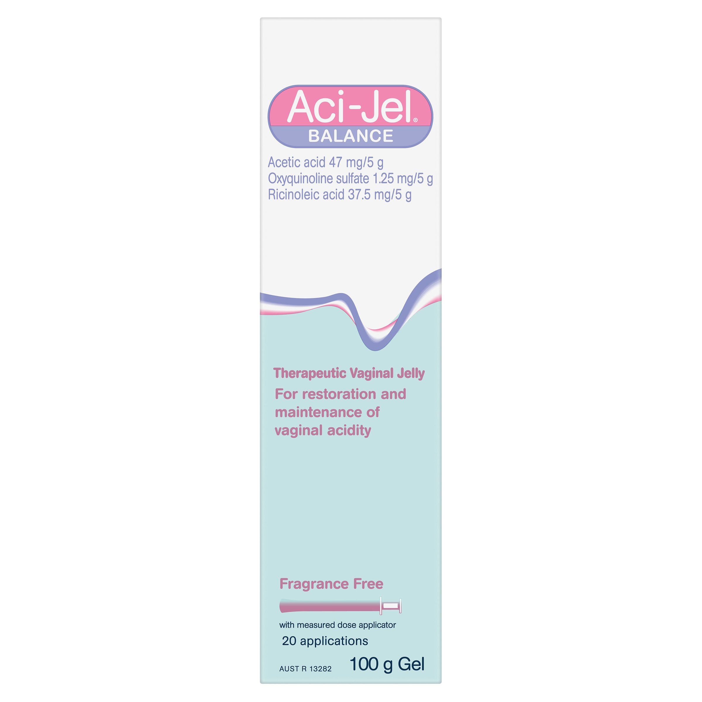Aci-Jel Balance Therapeutic Vaginal Jelly Fragrance Free 100g - Image 2