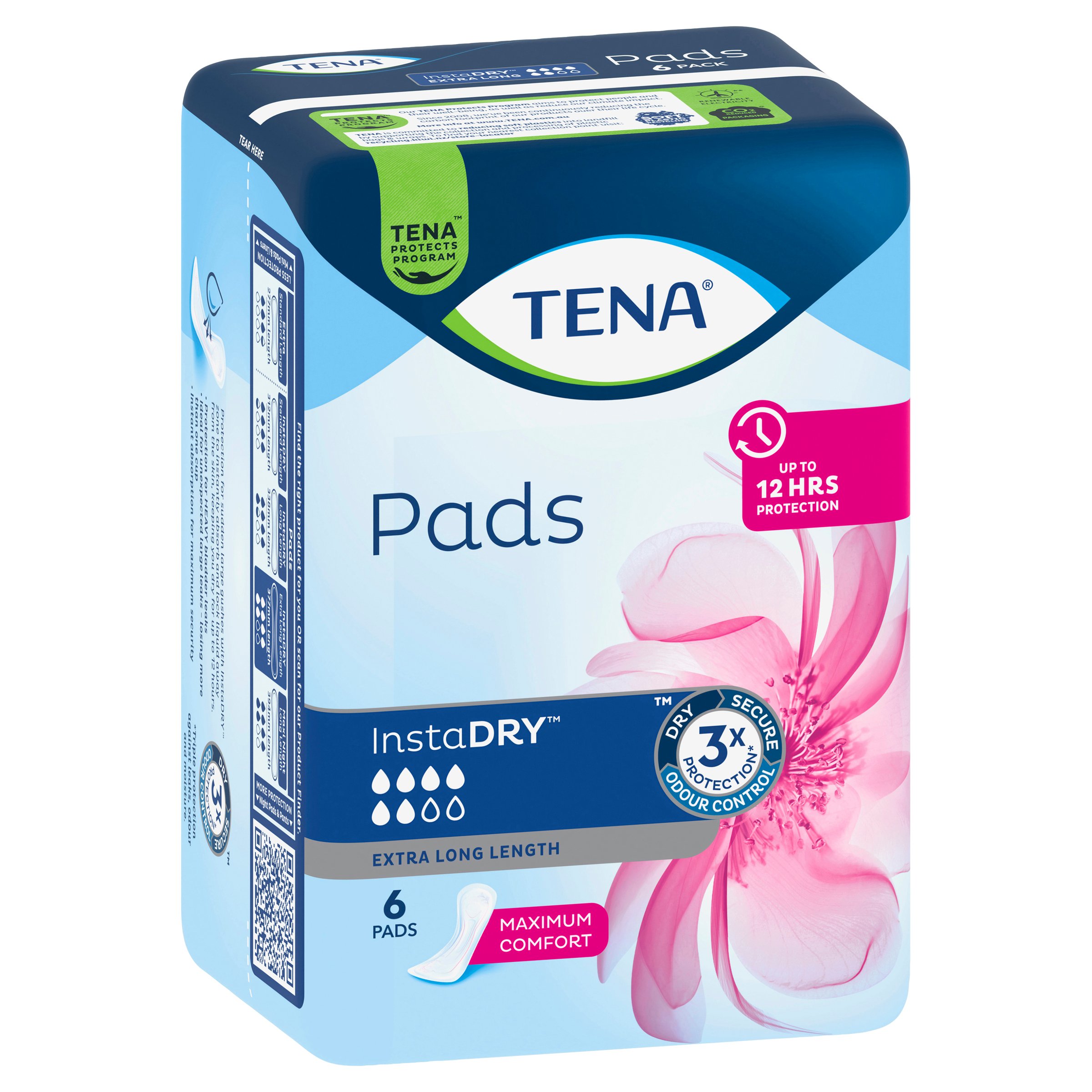 Tena Pads InstaDry Extra Long Length 6 pack - Image 11