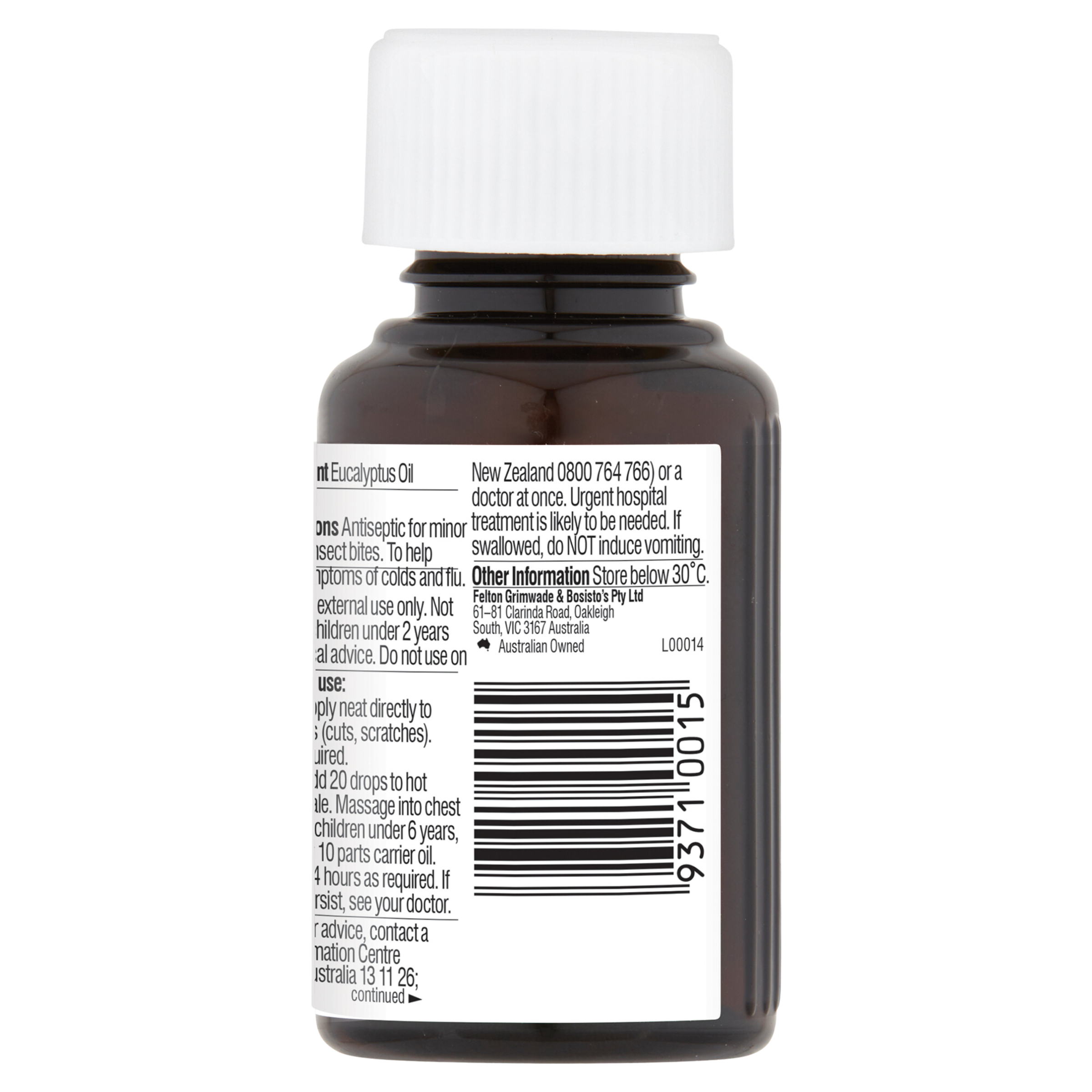 Bosisto's Eucalyptus Oil 50ml - Image 3