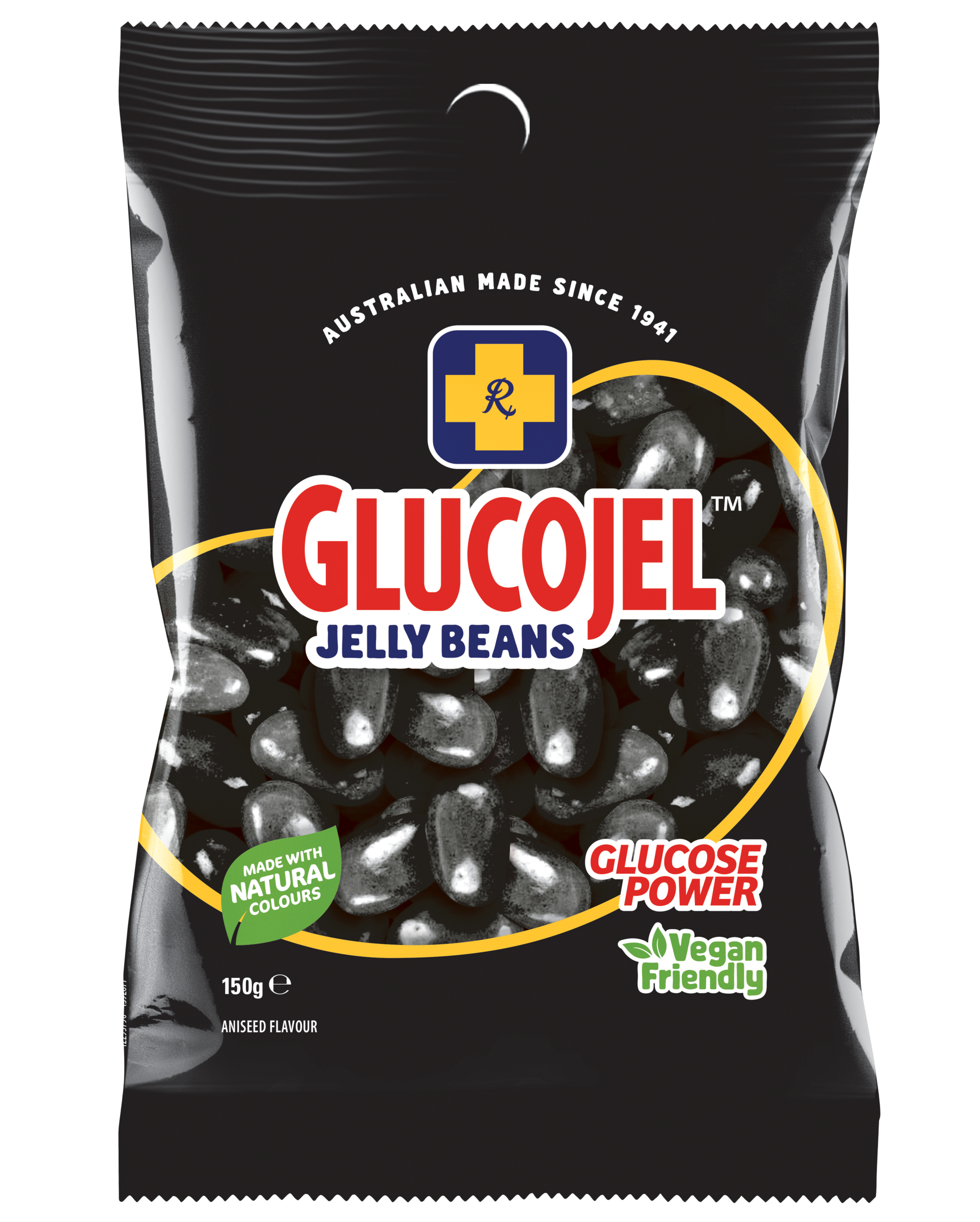 Gold Cross Glucojels Black 150g