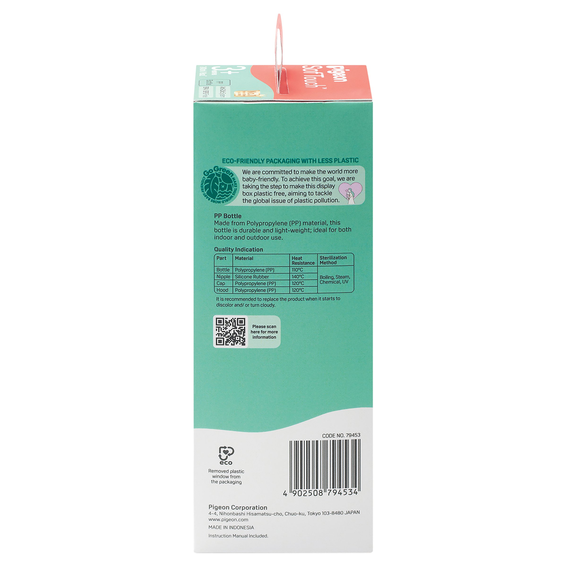 Pigeon Softouch 3 Nursing Bottle PP Medium 240ml - Image 4