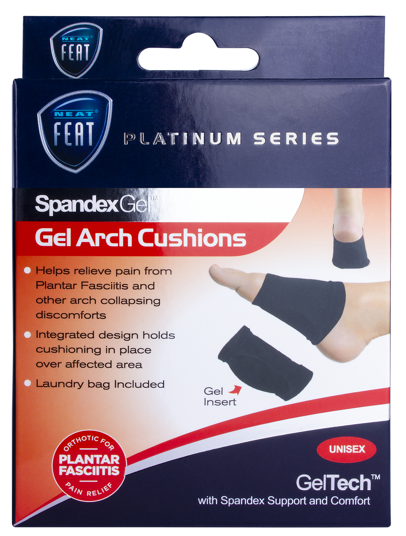 Neat Feat Spandex Arch Cushion Sleeve 1 pair - Image 1