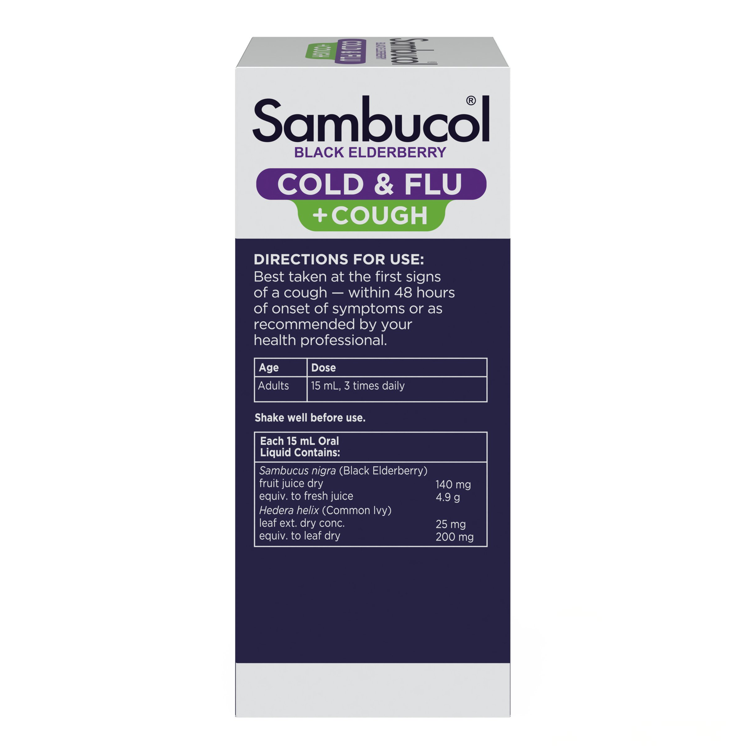 Sambucol Black Elderberry Cough Liquid 250ml - Image 4