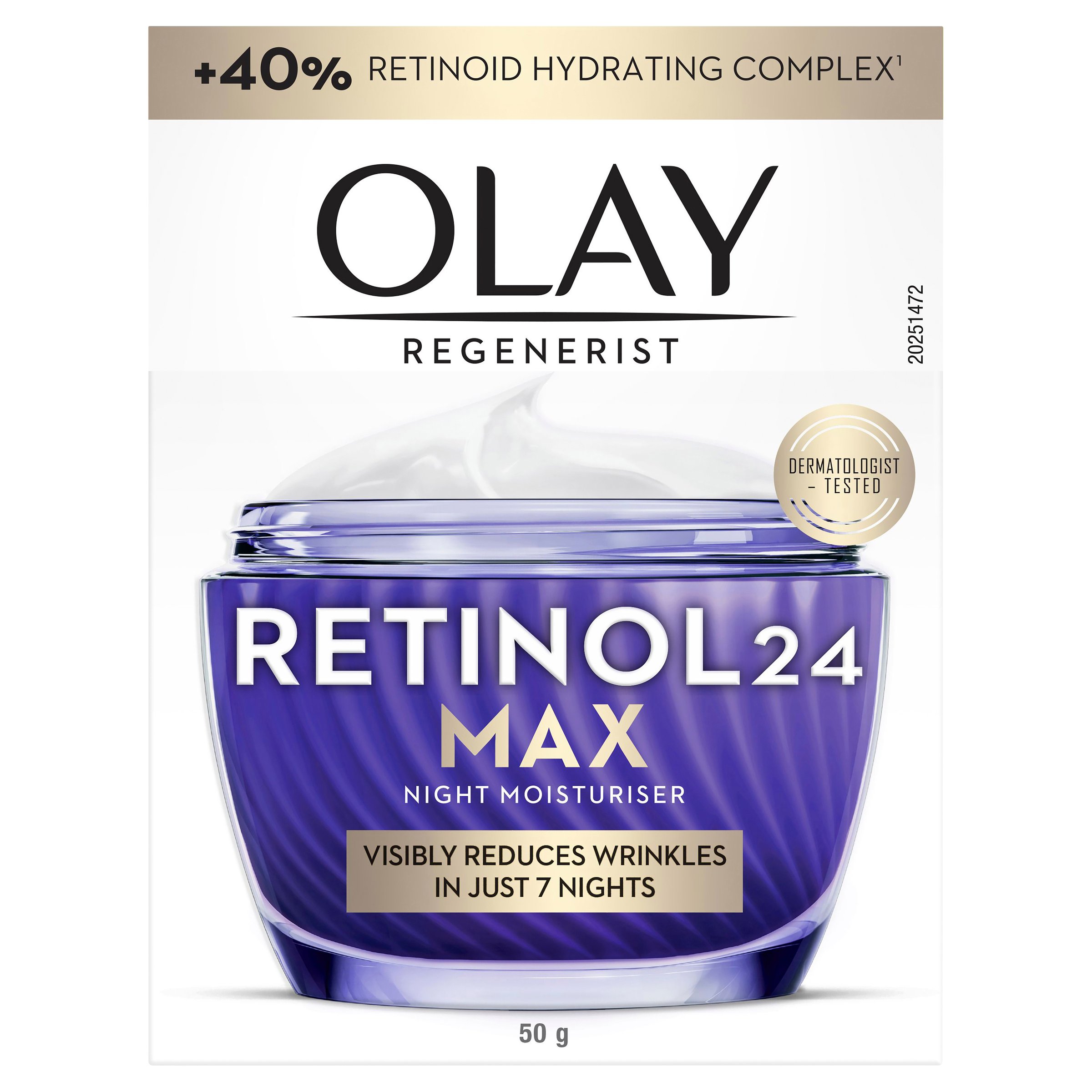 Olay Regenerist Retinol 24 Max Cream 50g - Image 1