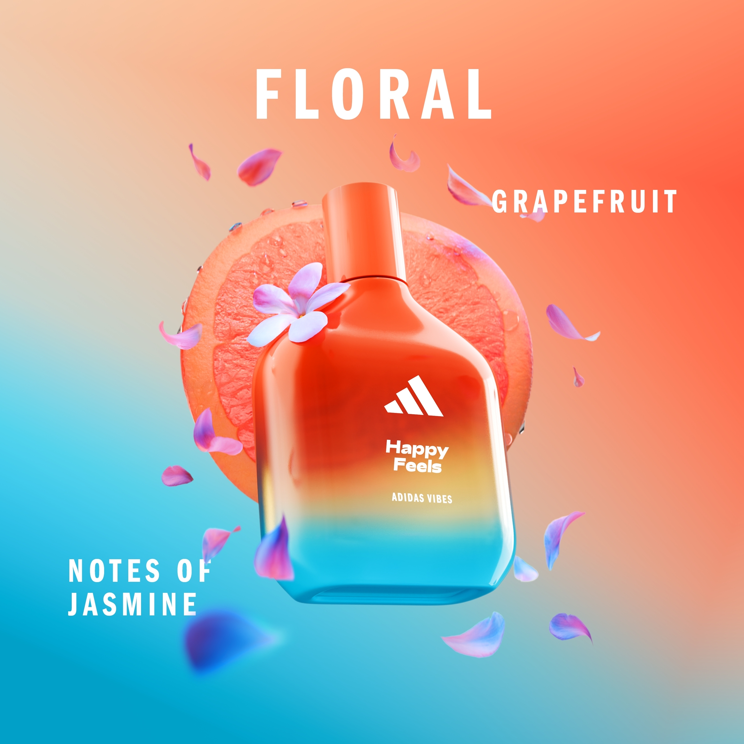 Adidas Vibes Happy Feels EDP Spray 100ml - Image 4