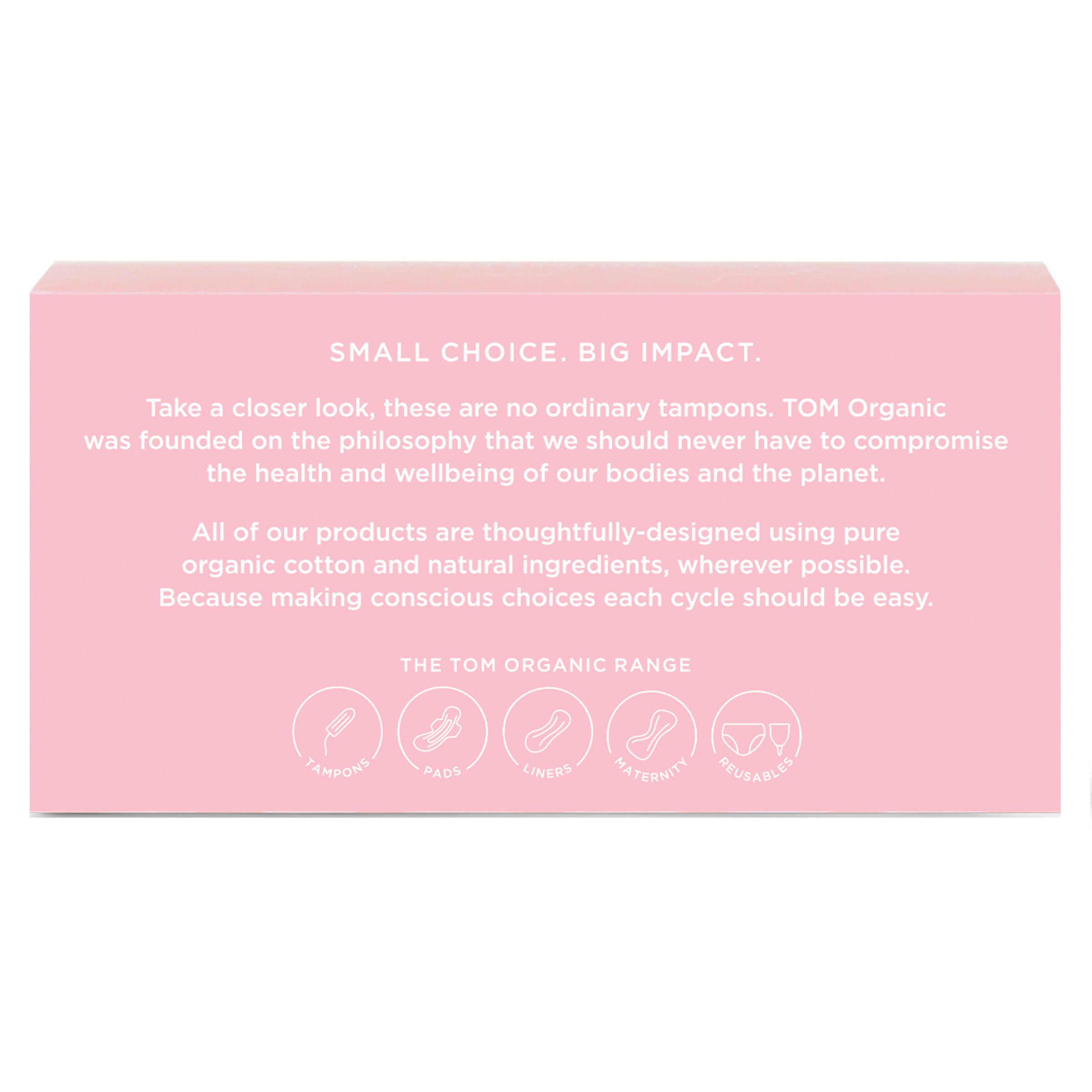 Tom Organic Tampons Mini 16 pack - Image 2