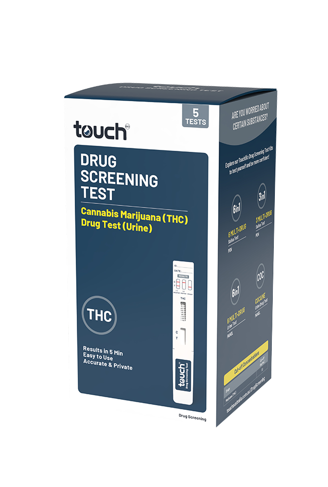 TouchBio Cannabis Marijuana Drug Screening Test - Urine 5 pack - Image 2