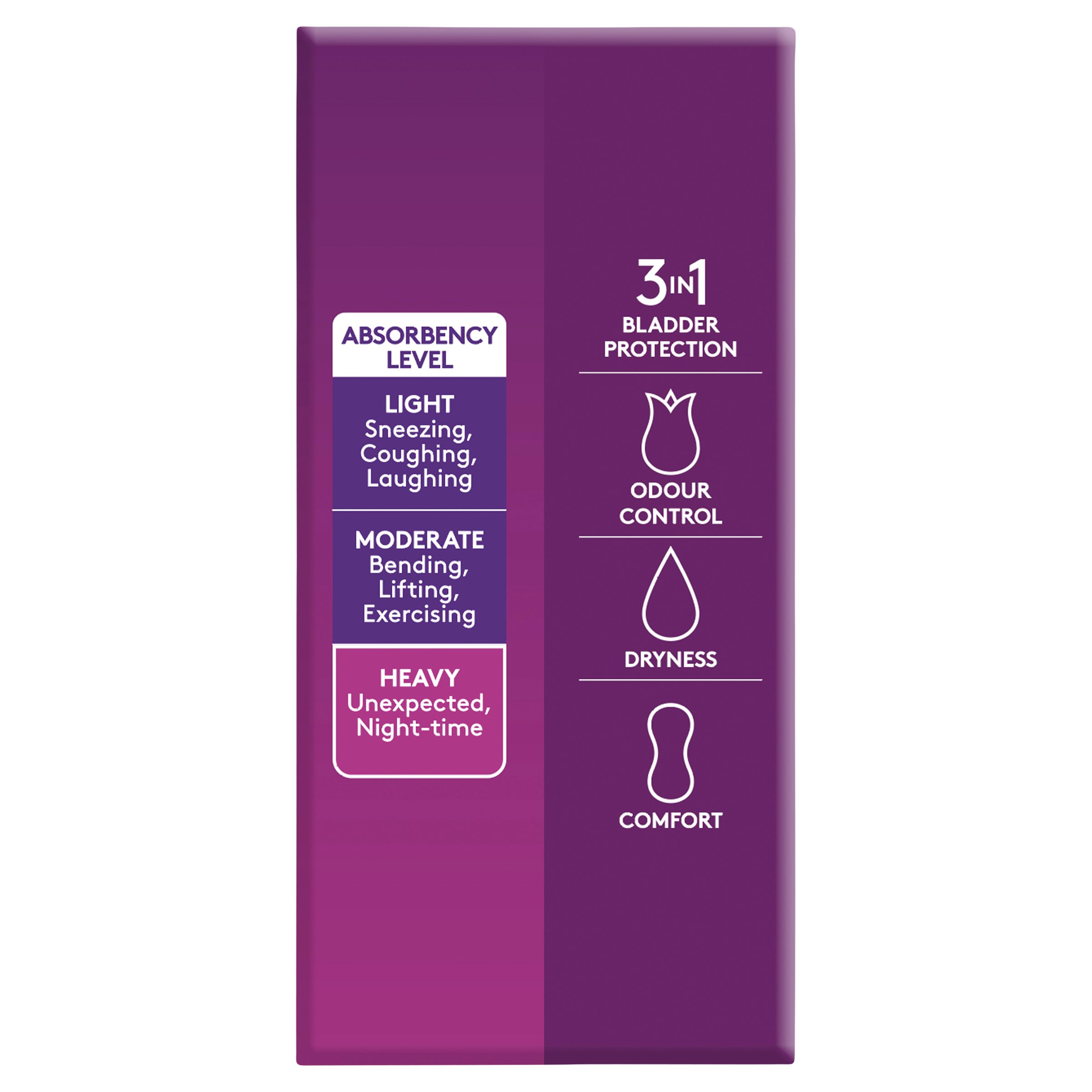 Poise Pads Overnight 8 pack - Image 3