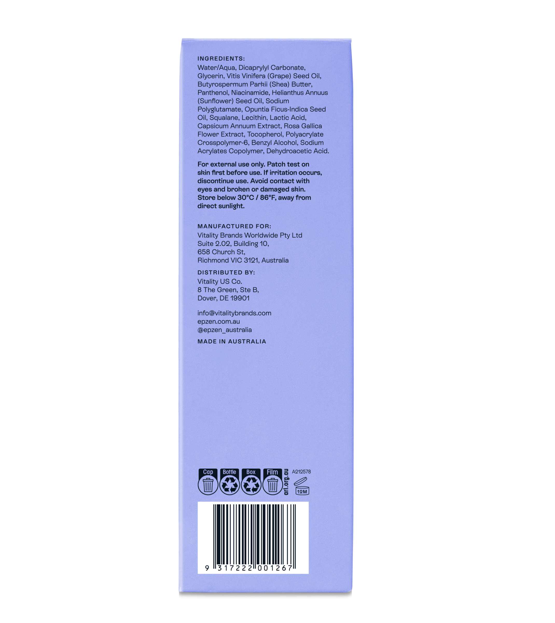EpZen Thirst Aid Hydrating Body Serum 150ml - Image 2
