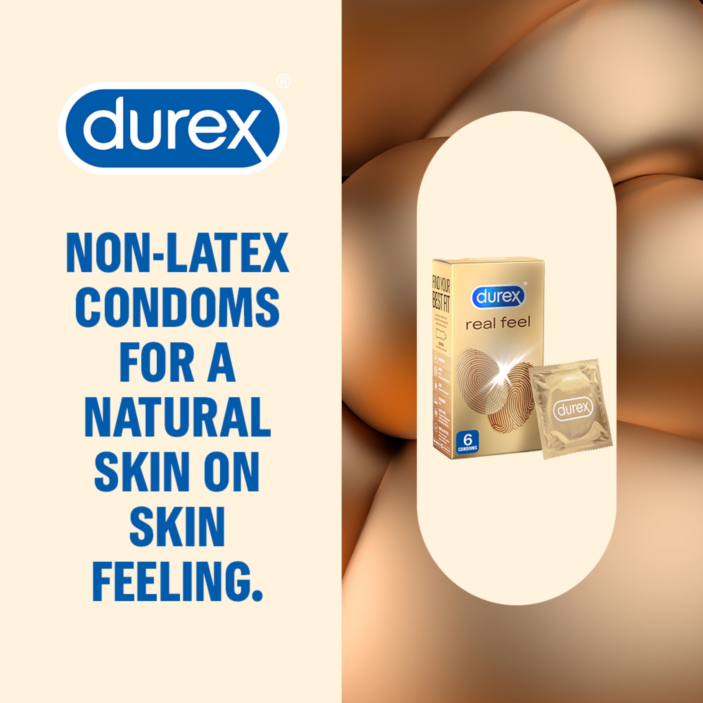 Durex Real Feel Condoms 6 pack - Image 2