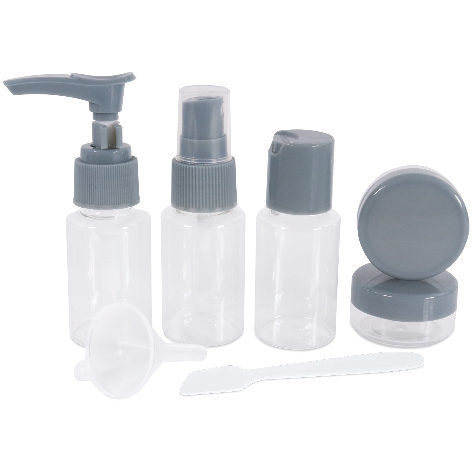 Wicked Sista 7 Piece Travel Bottle Set Grey 1 each - Image 2