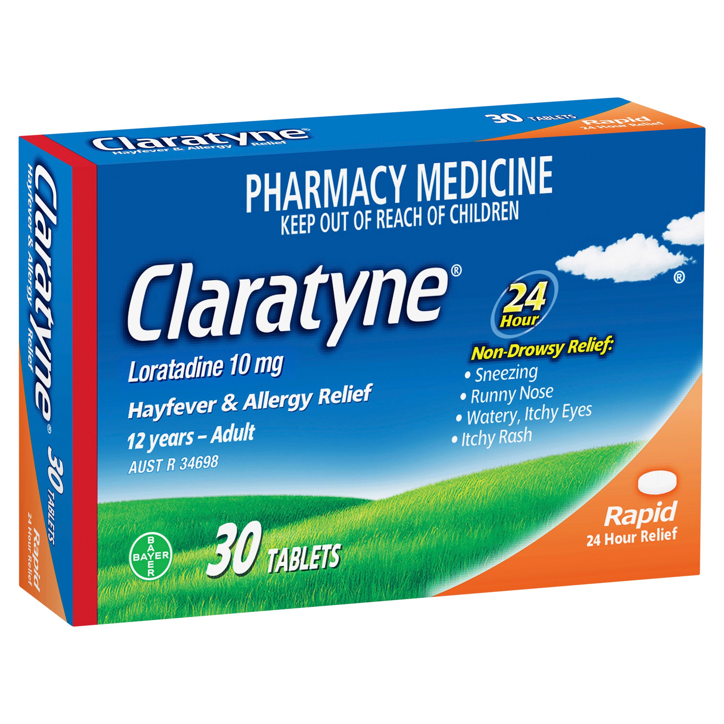 Claratyne 10mg - 30 tablets - Image 9