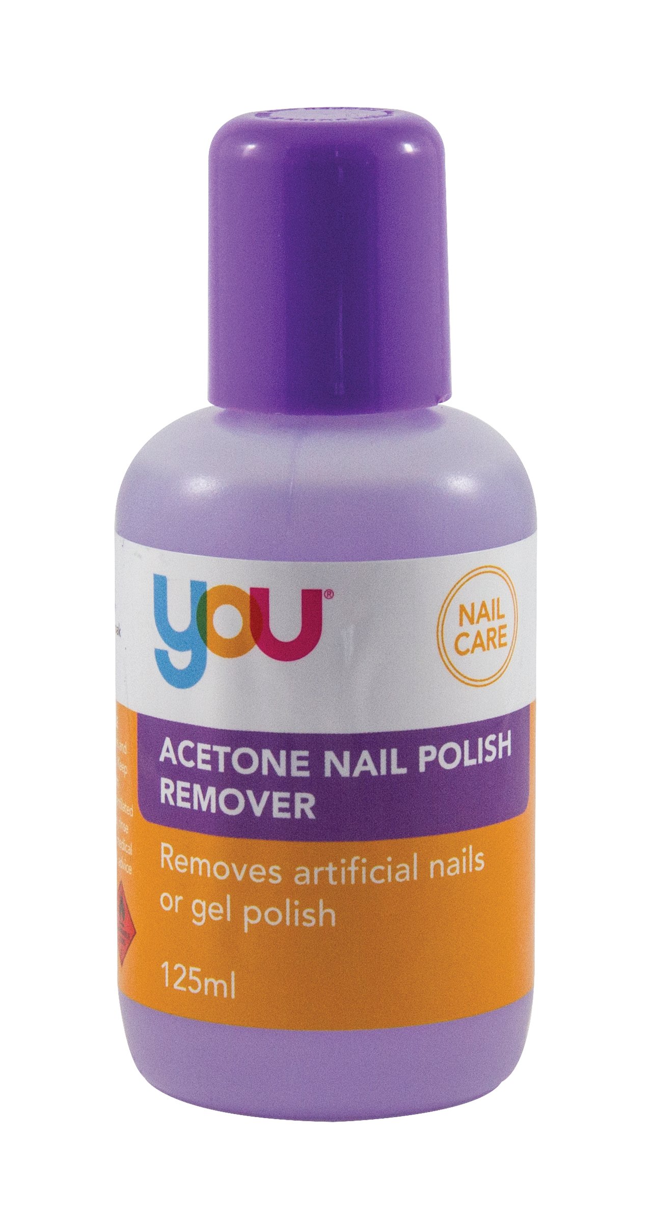 You Nail Polish Remover Acetone 125ml - Image 1
