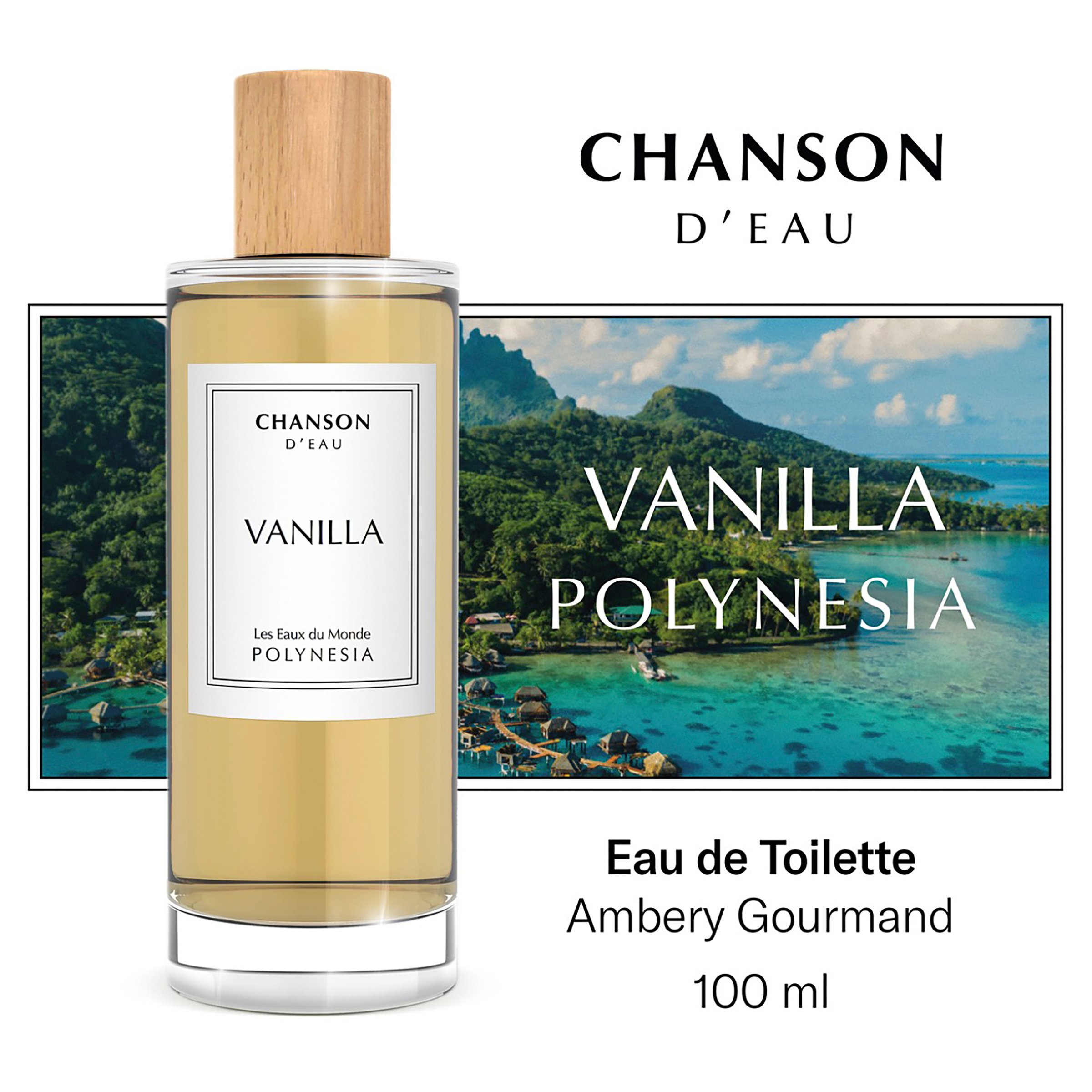 Chanson D'Eau Vanilla Les Eaux du Monde Polynesia EDT Spray 100ml - Image 3