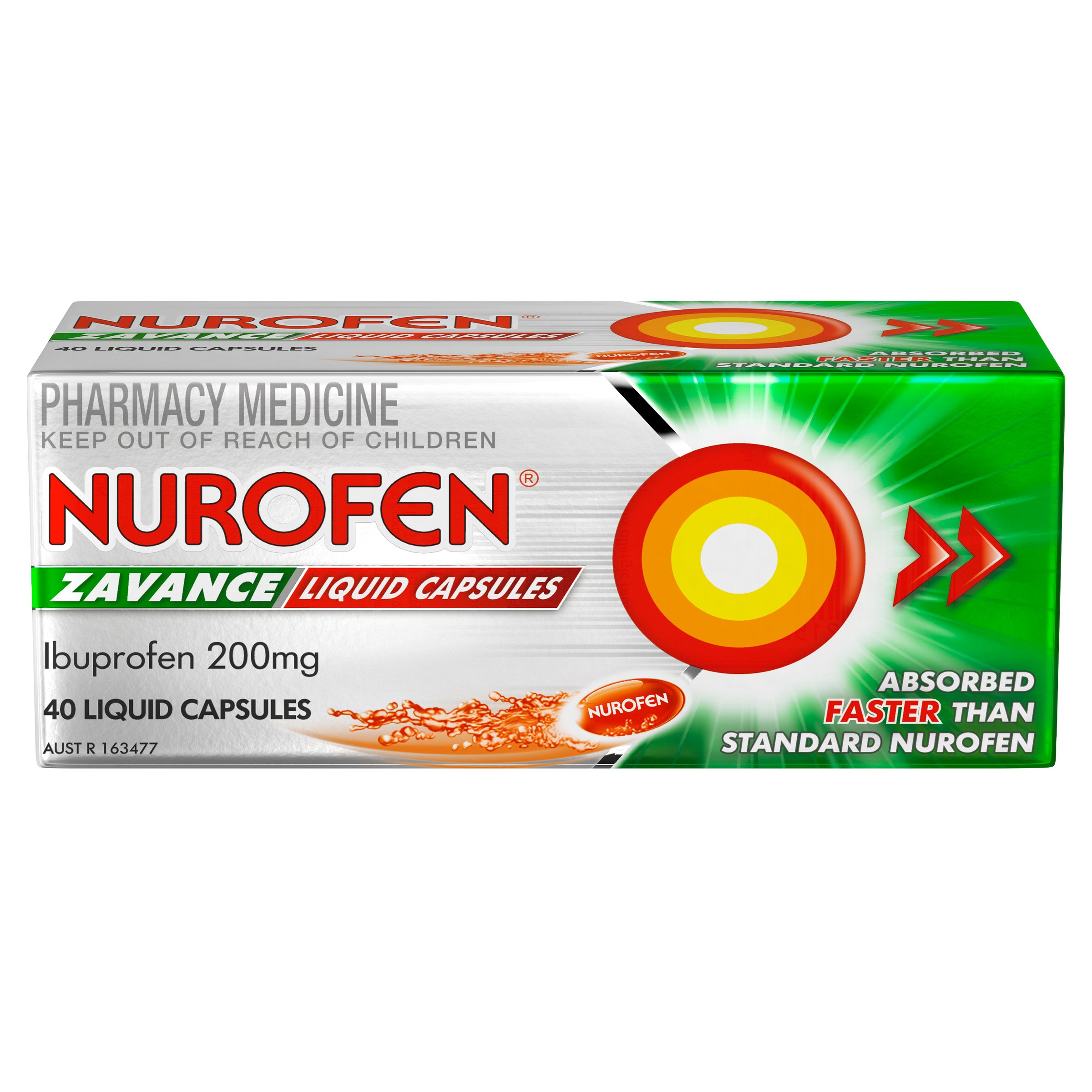 Nurofen Zavance 200mg - 40 liquid capsules - Image 9