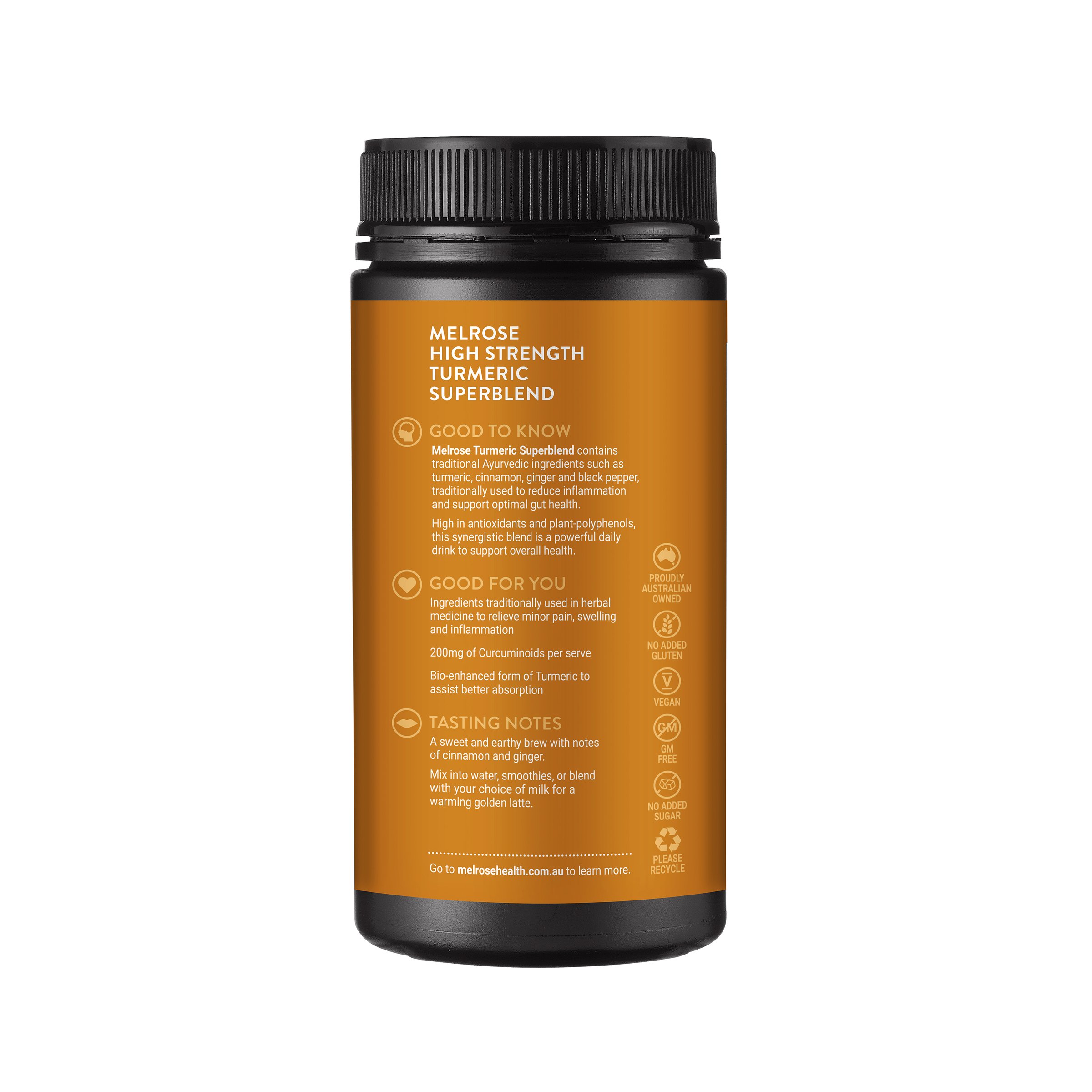 Melrose High Strength Turmeric Superblend 120g - Image 3