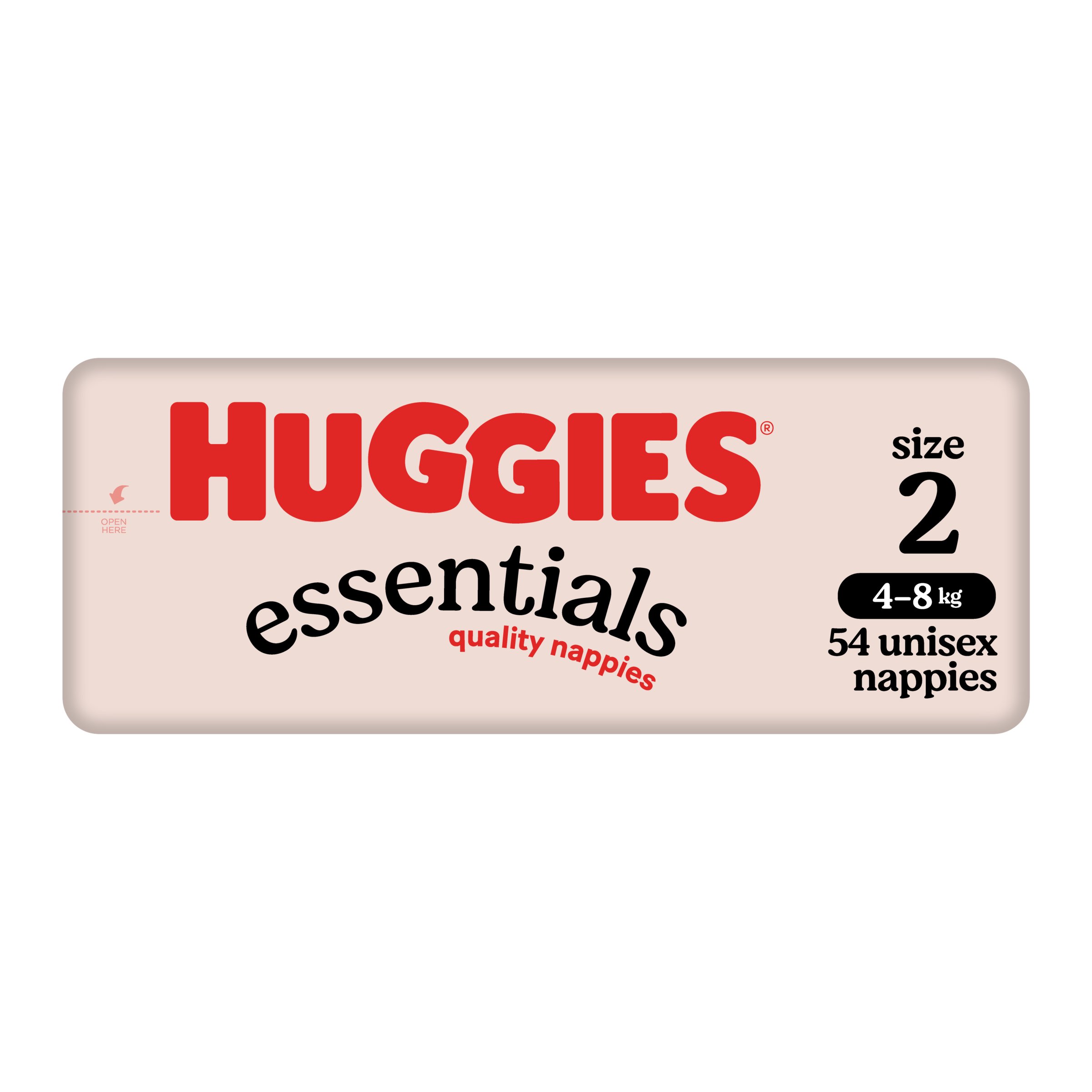 Huggies Nappies Essentials Infants 54 pack - Image 5
