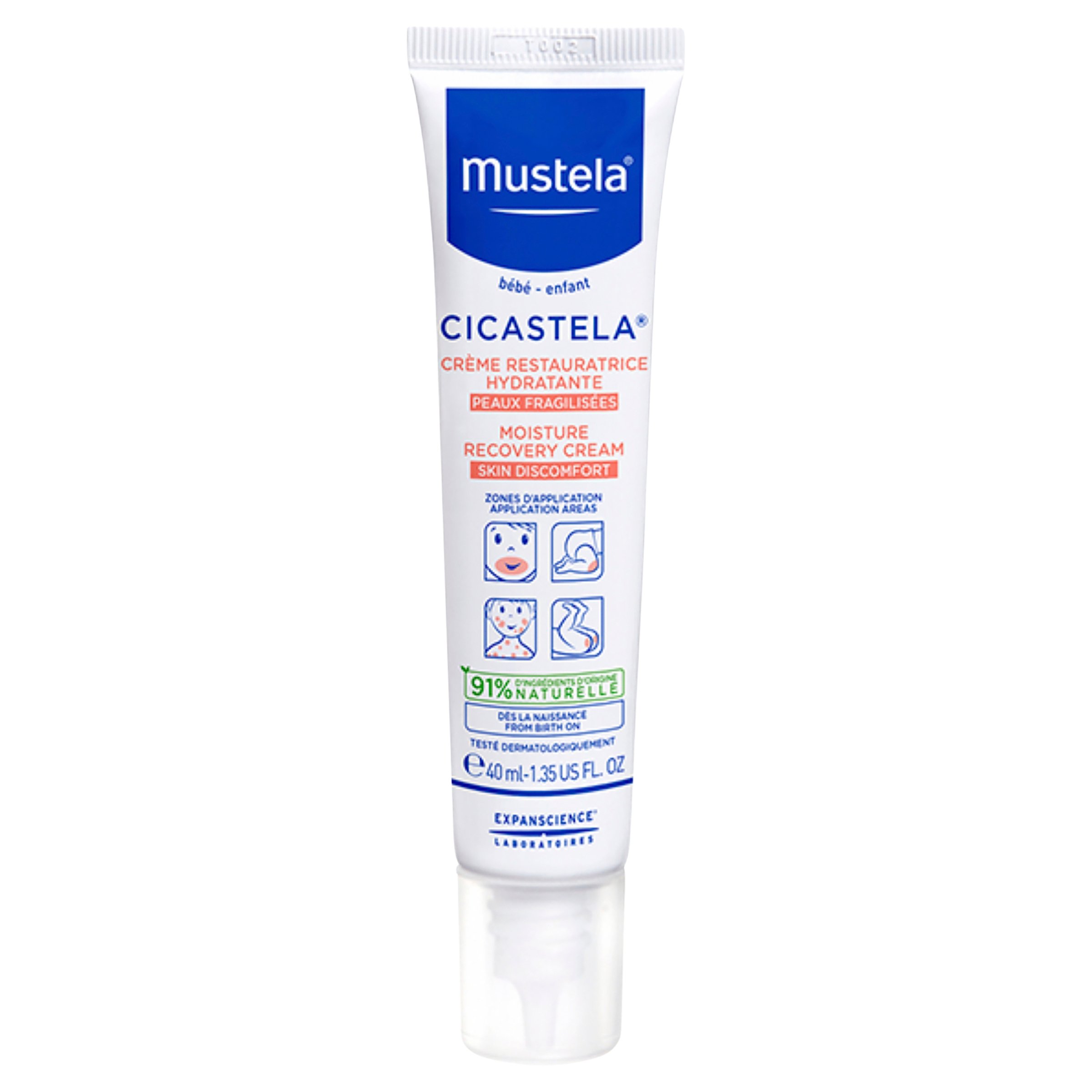 Mustela Cicastela Moisture Recovery Cream 40ml - Image 1