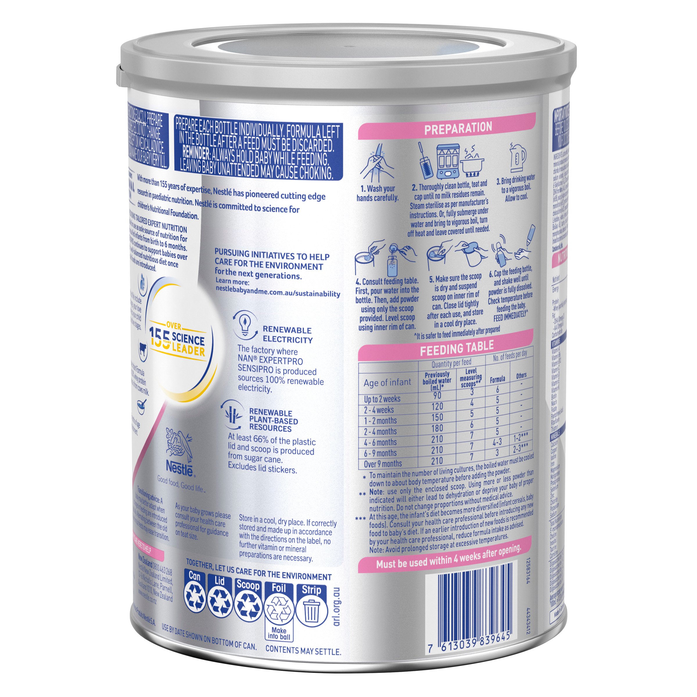 Nestle NAN ExpertPro SensiPro 800g - Image 2