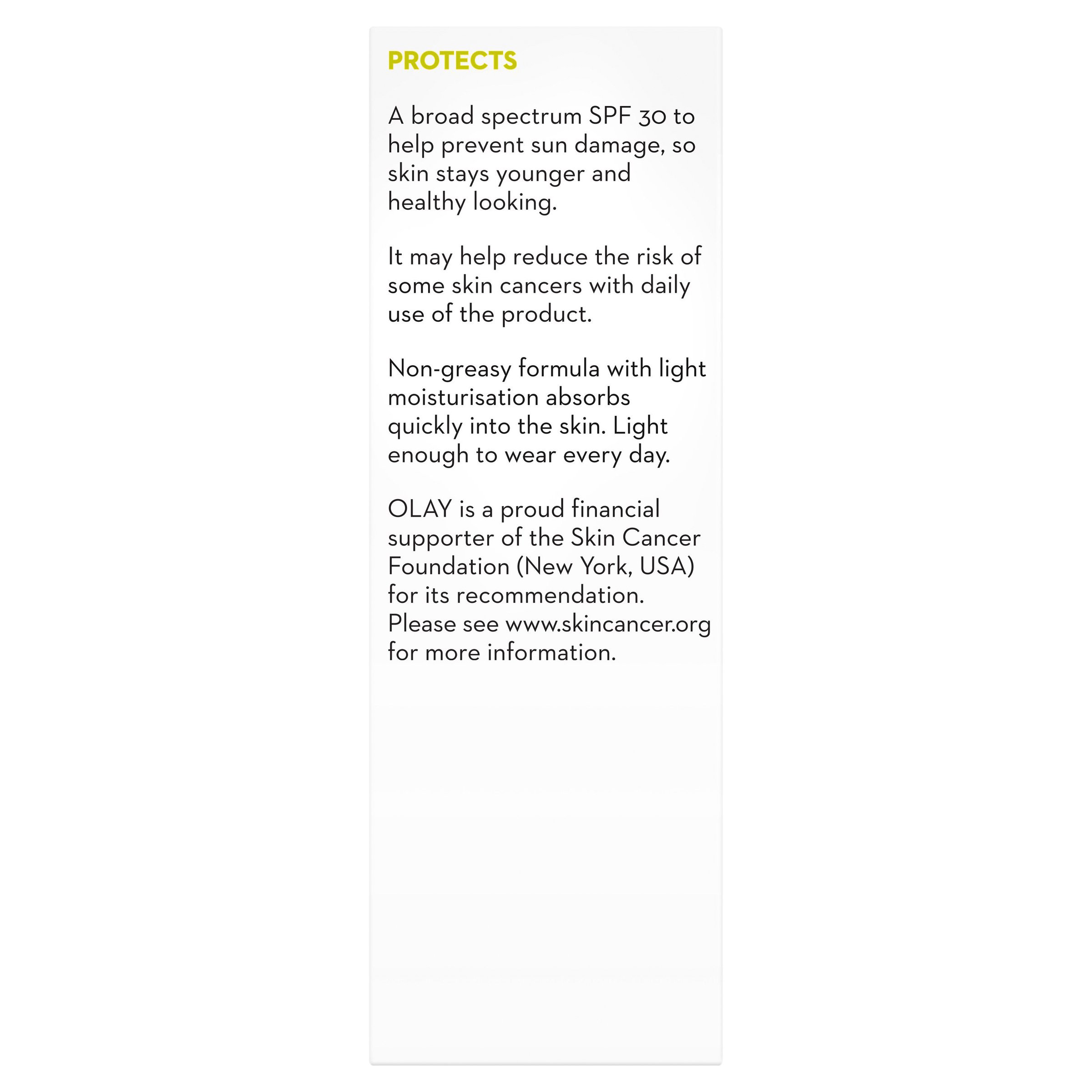 Olay Complete Defense Moisturising Lotion Sensitive SPF 30 - 75ml - Image 2