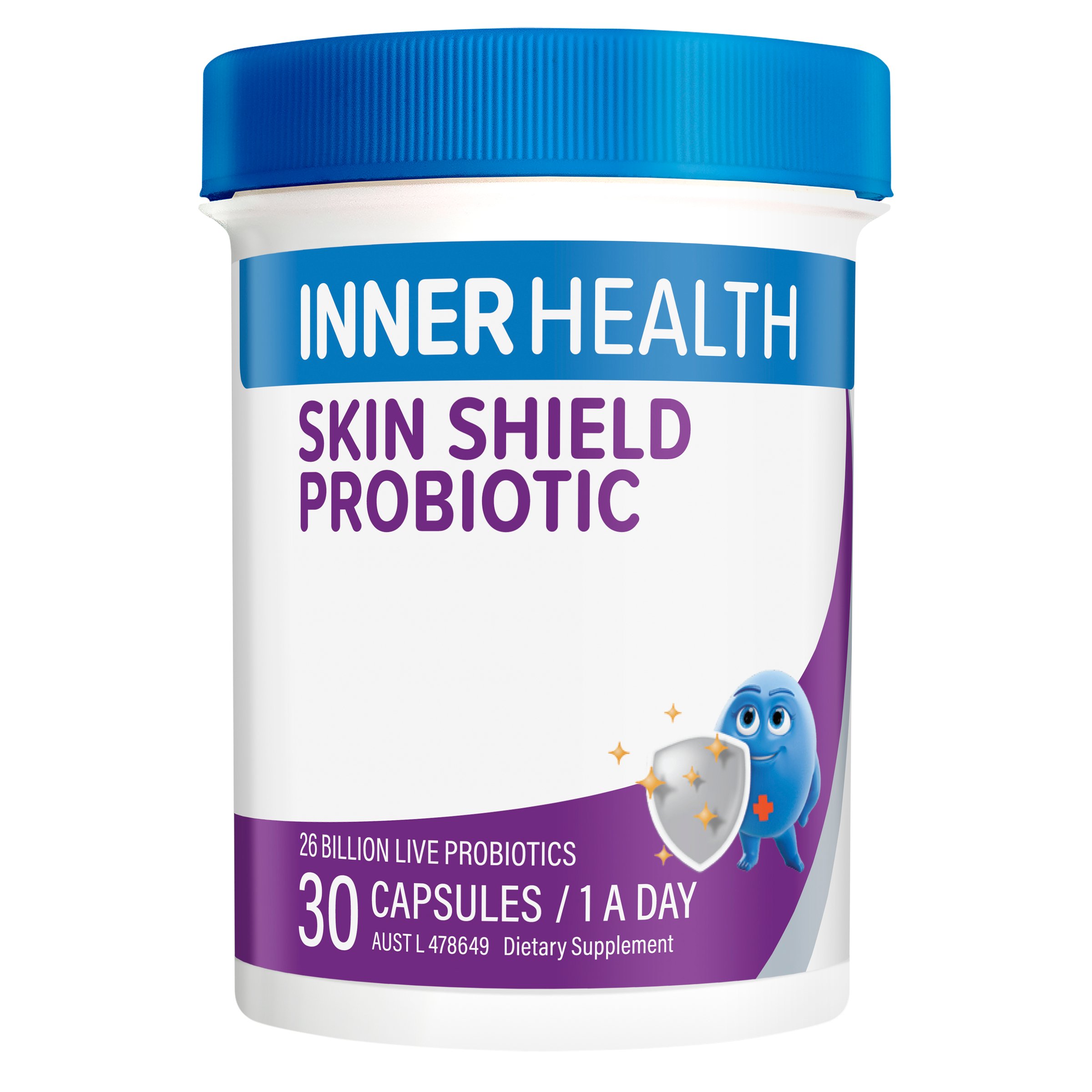 Inner Health Skin Shield Probiotic 30 capsules - Image 4