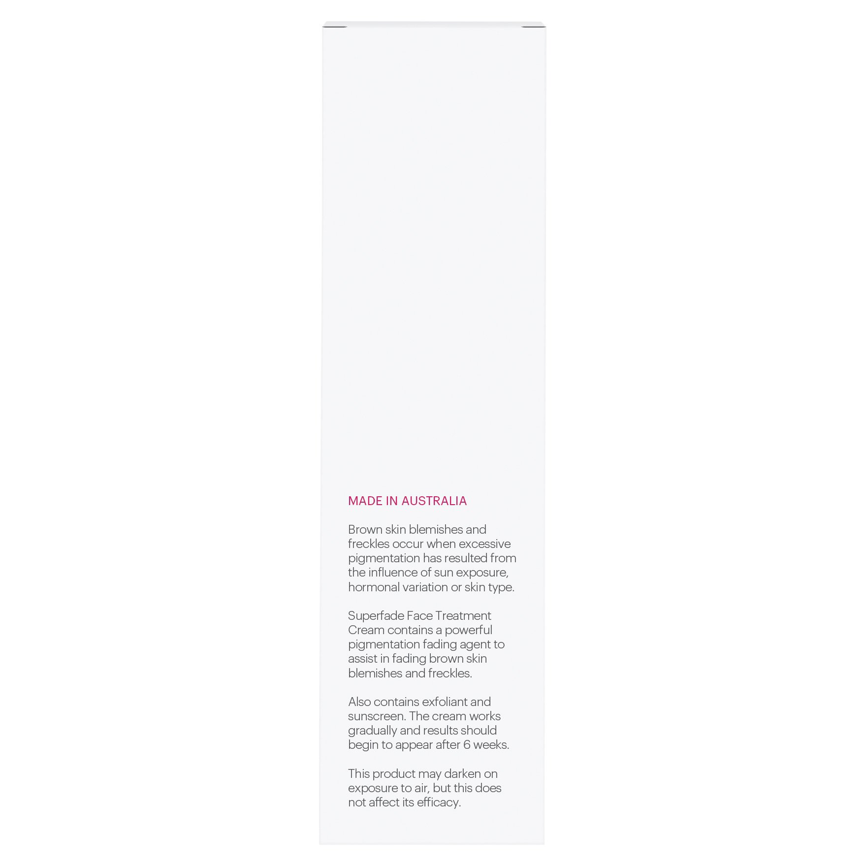 John Plunkett's SuperFade Face Treatment Cream 40ml - Image 2