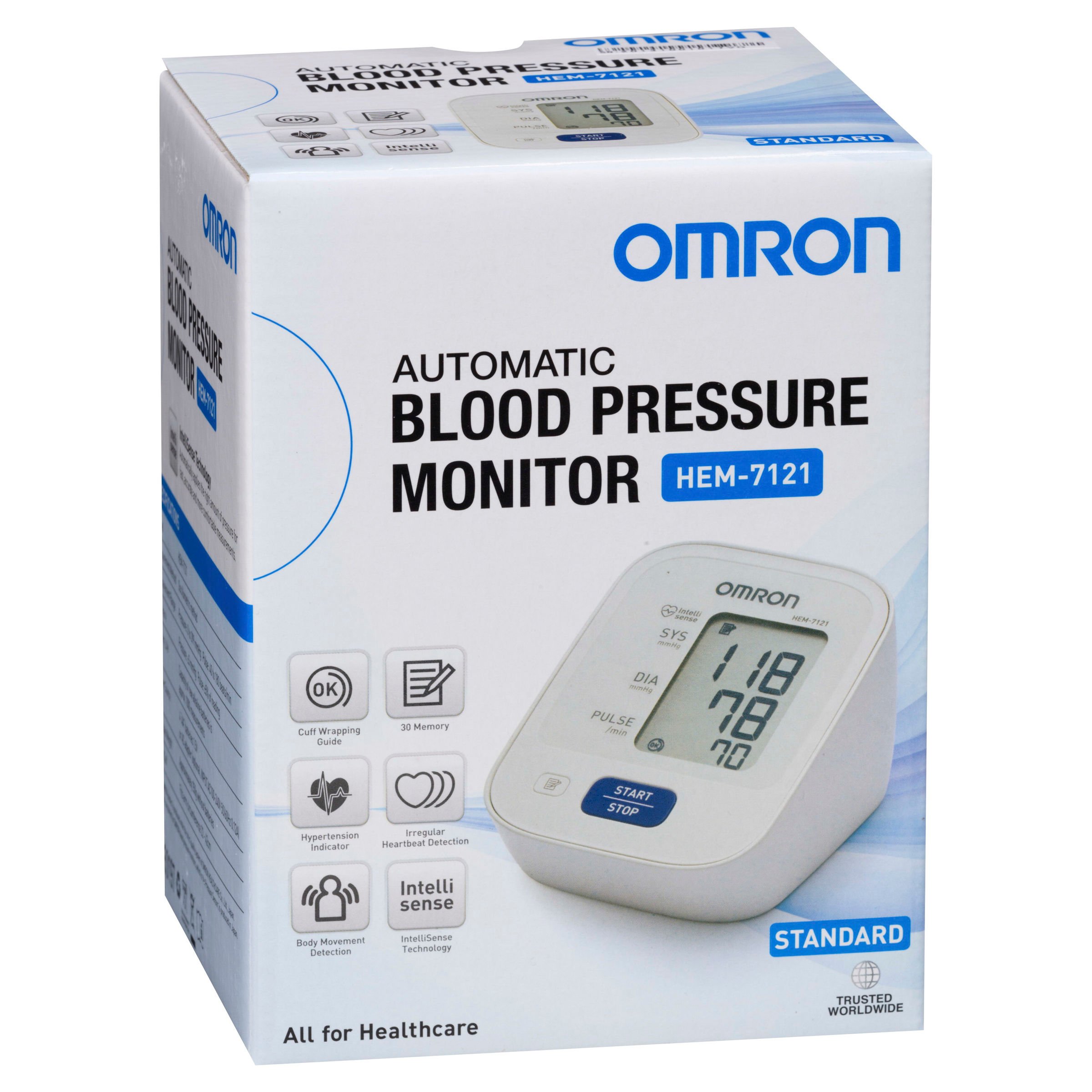 Omron Standard Blood Pressure Monitor HEM7121 - 1 each - Image 2