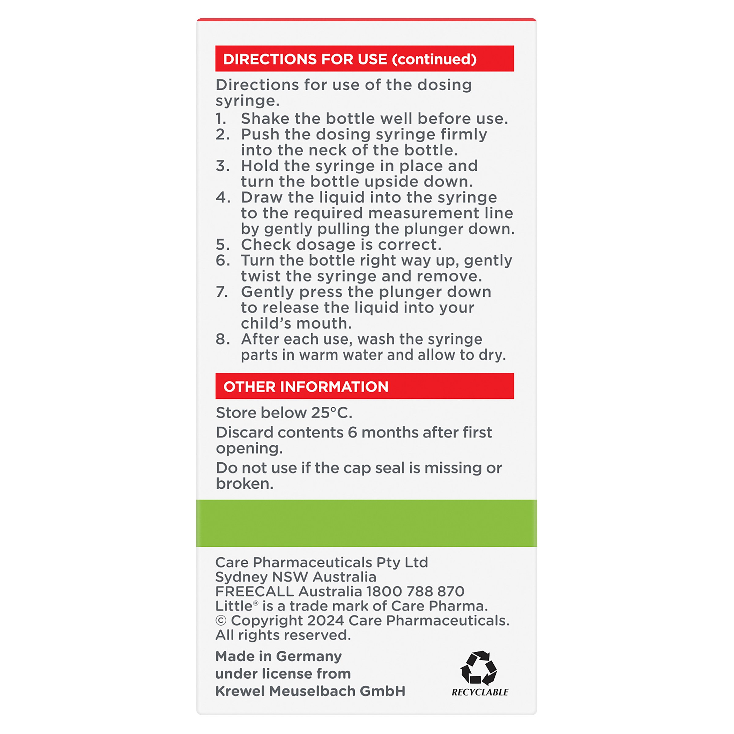 Little Coughs for Coughs & Chesty Congestion Relief 100ml - Image 3