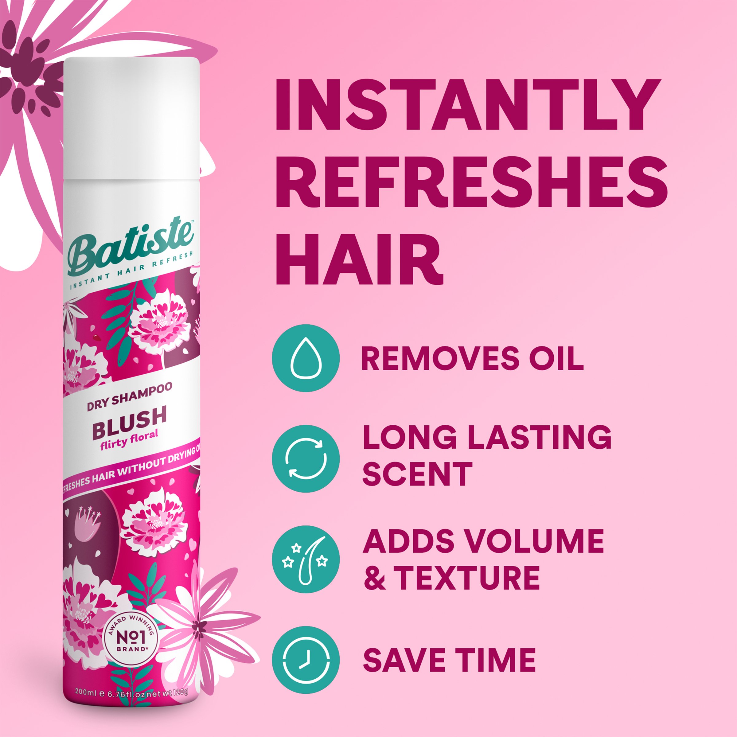 Batiste Dry Shampoo Blush 200ml - Image 10