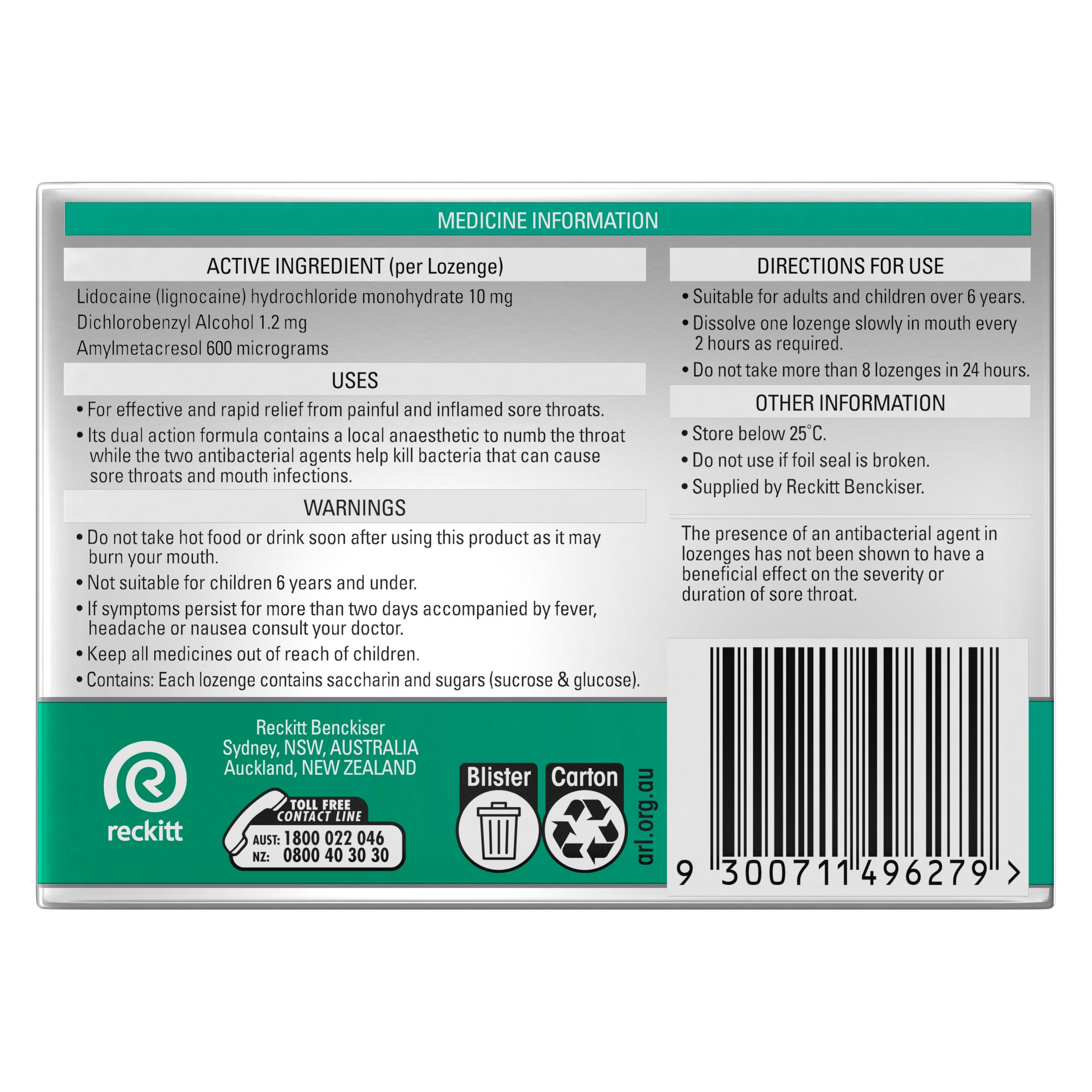 Strepsils Plus Anaesthetic 36 lozenges - Image 2