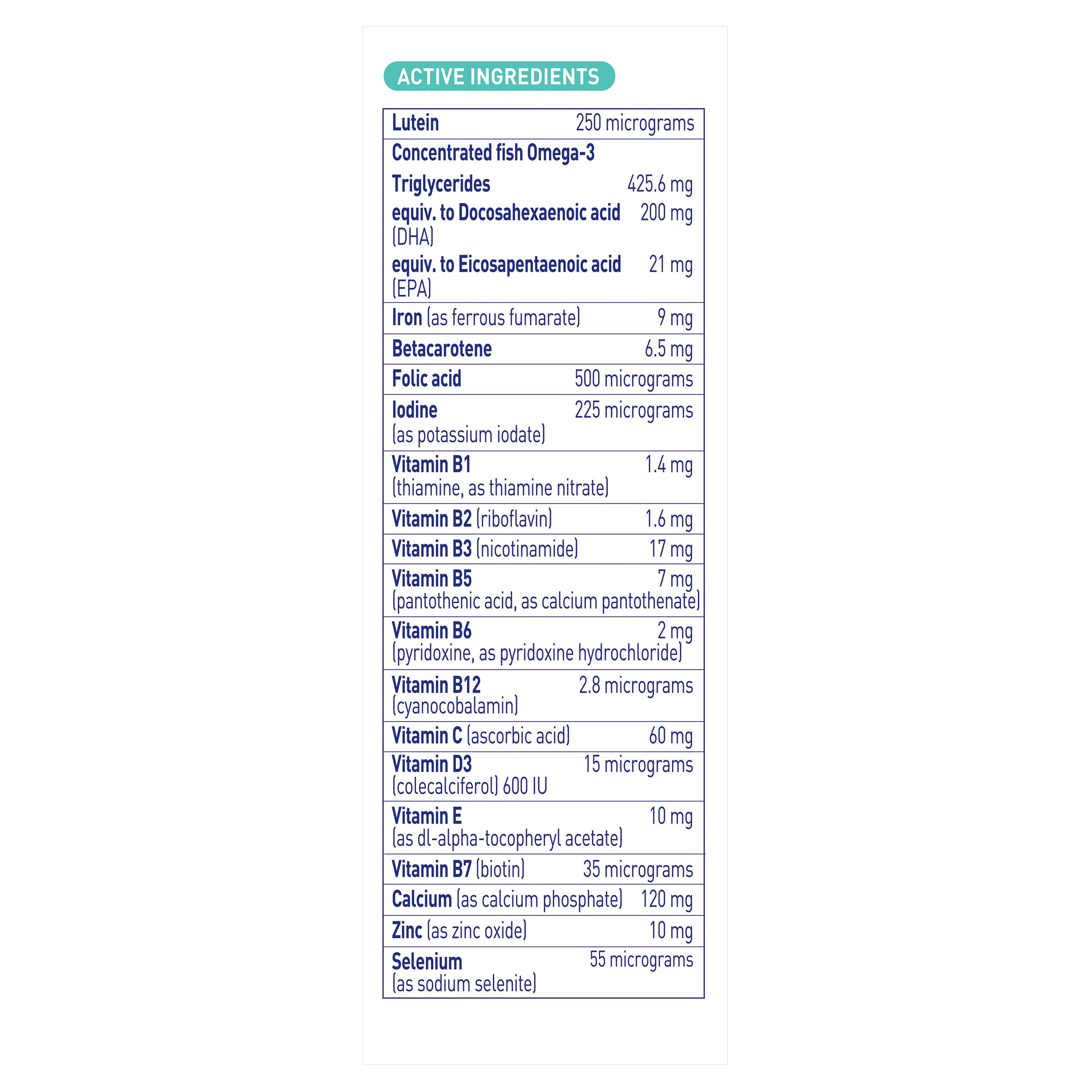 Elevit Breastfeeding 60 capsules - Image 2