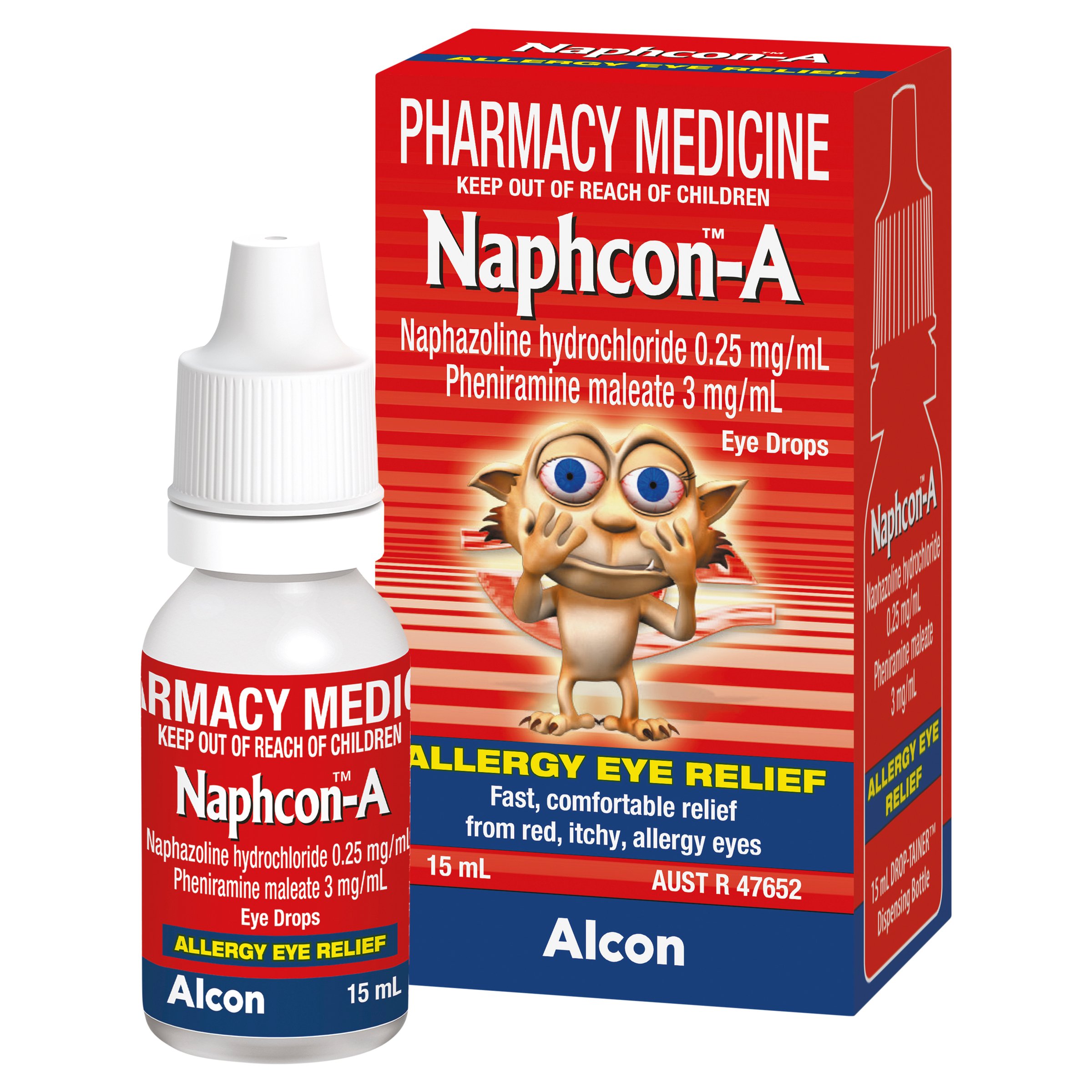 Naphcon A Allergy Relief Eye Drops 15ml - Image 6