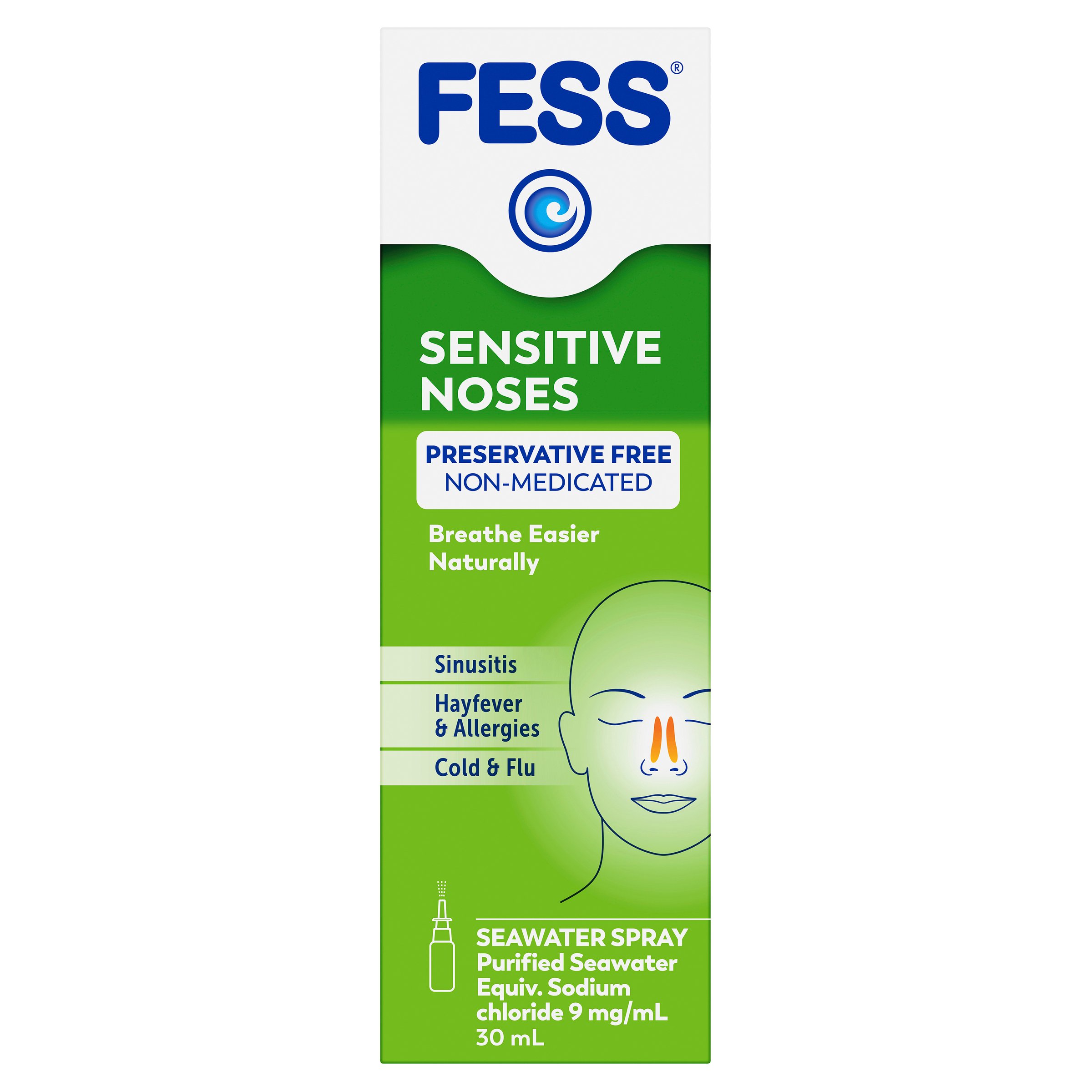Fess Nasal Spray Sensitive Noses 30ml - Image 11