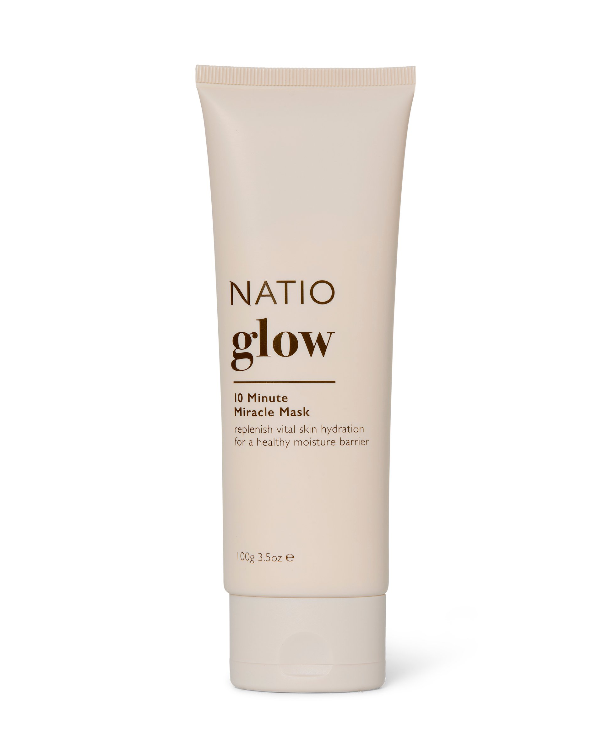 Natio Glow 10 Minute Miracle Mask 100g - Image 1
