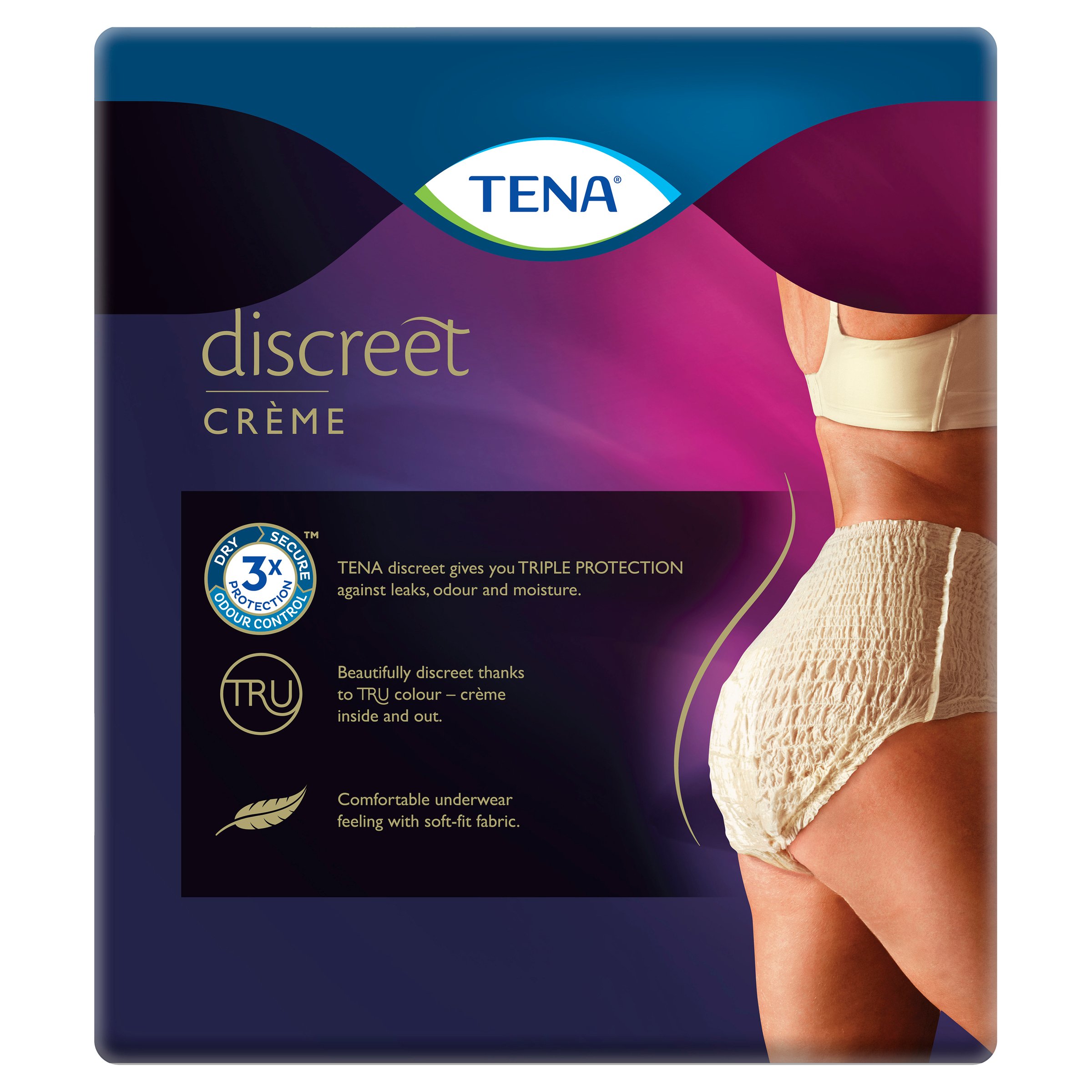 Tena Pant Discreet Super Medium 9 pack - Image 2