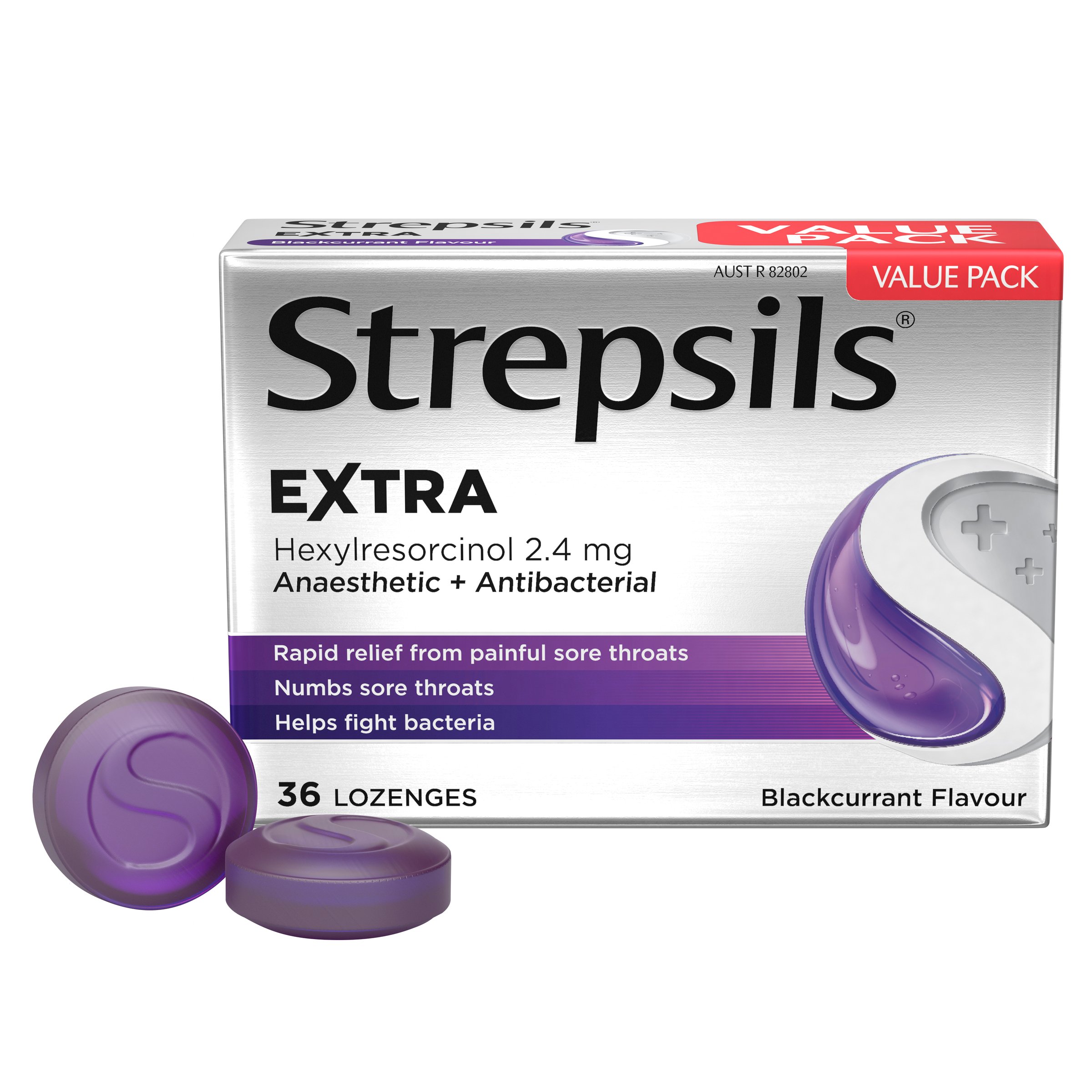 Strepsils Extra Blackcurrant 36 lozenges - Image 7
