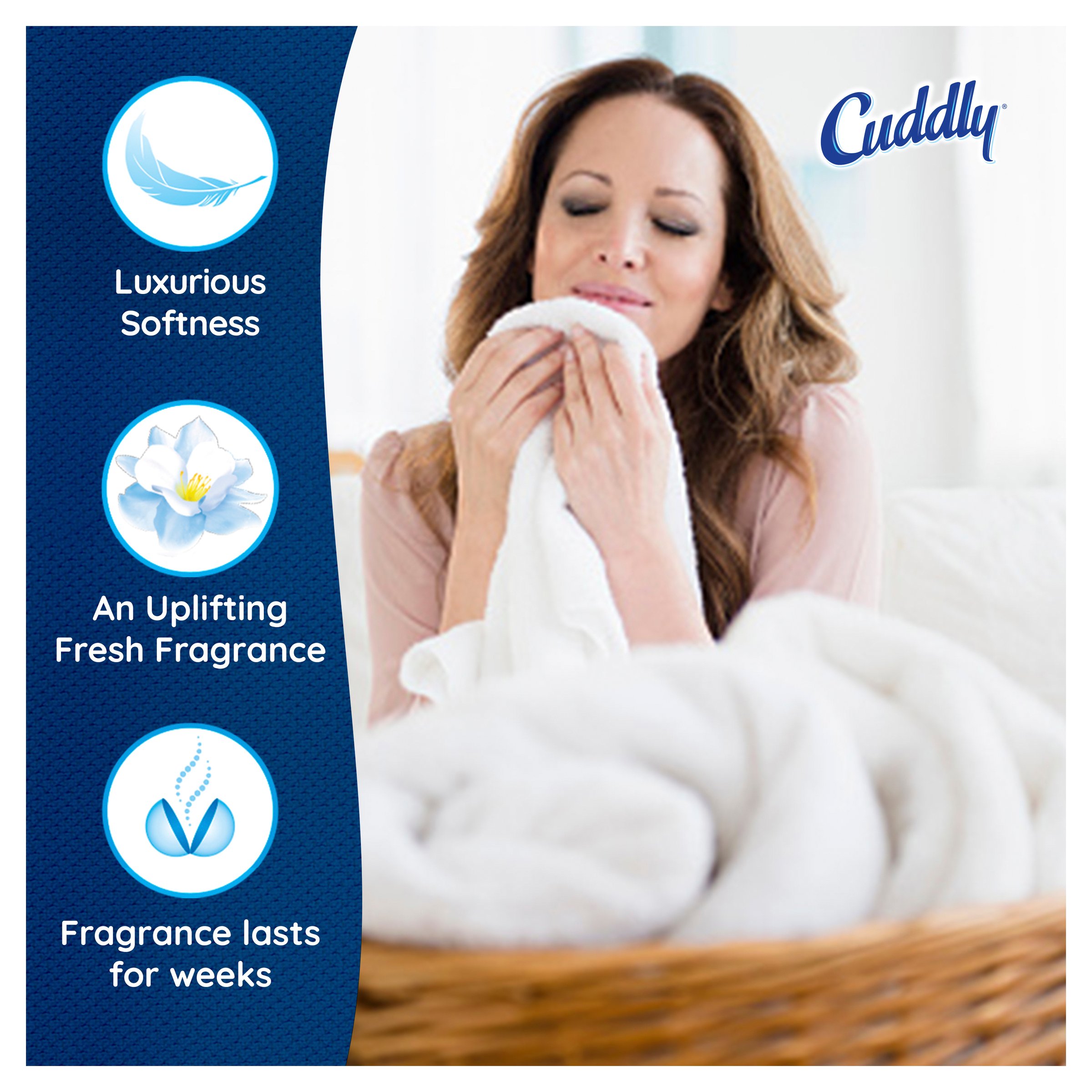 Cuddly Fabric Soft Conc Classic Fresh Sachet 300ml - Image 4