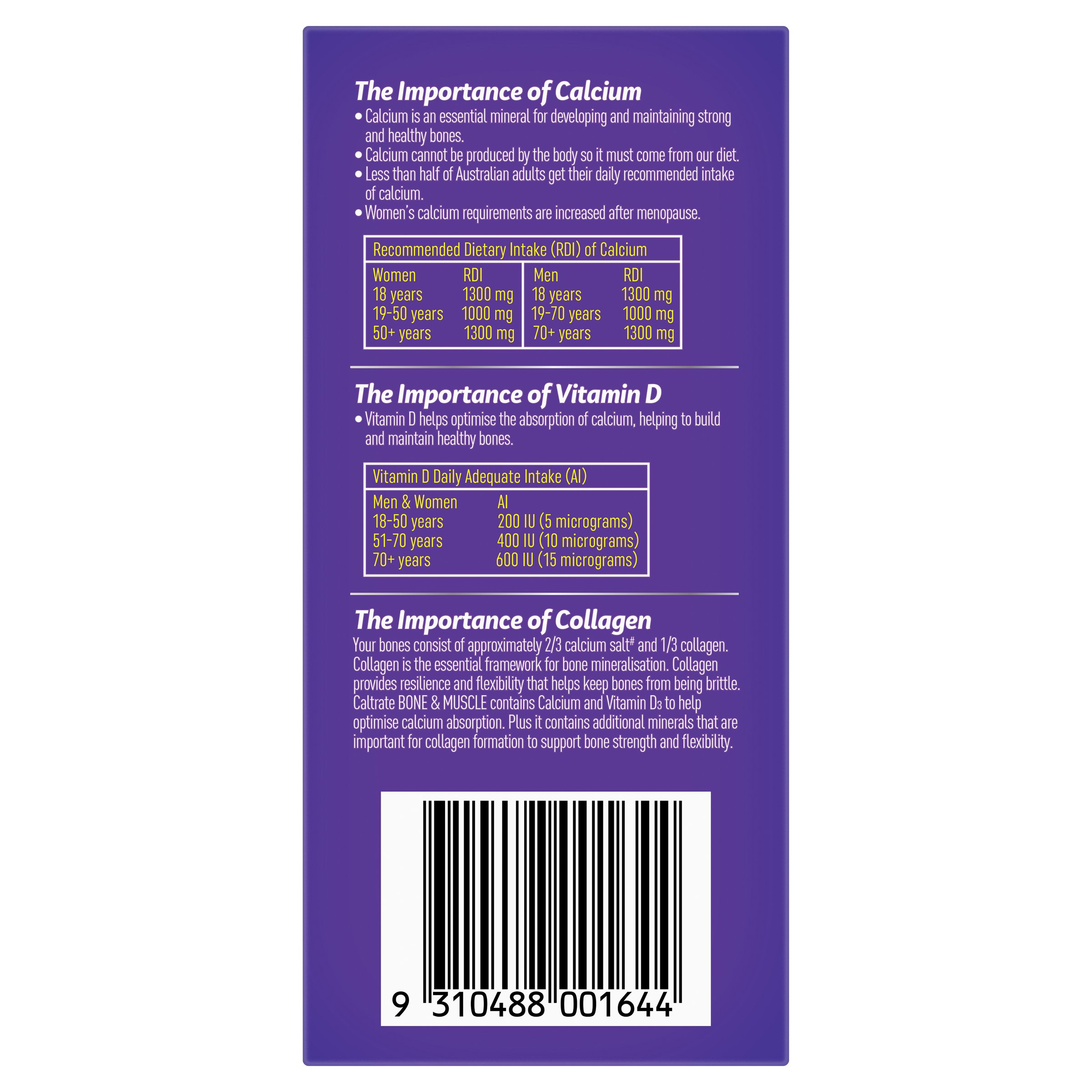 Caltrate Bone & Muscle 100 tablets - Image 2