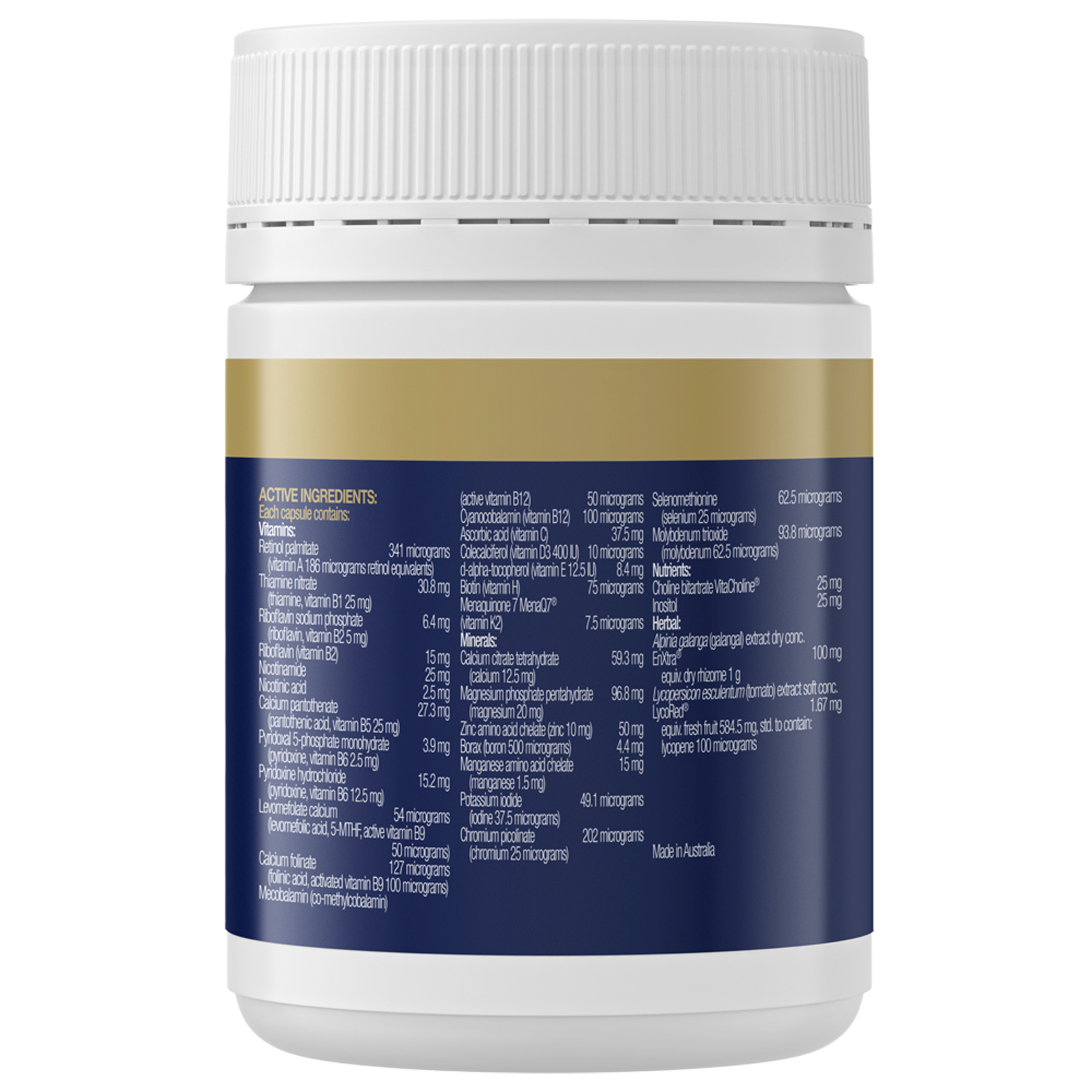 BioCeuticals Mens Essentials 120 capsules - Image 2