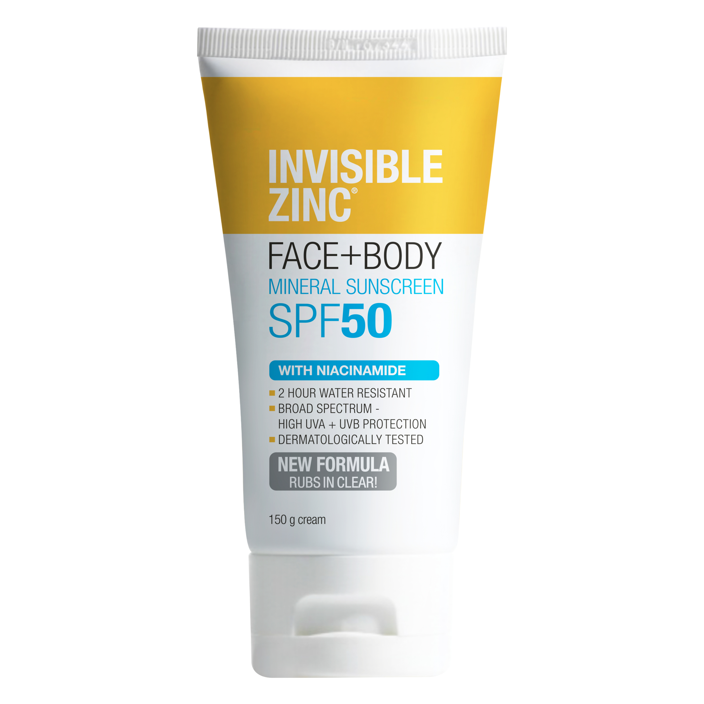 Invisible Zinc Face & Body SPF50 - 150g - Image 3