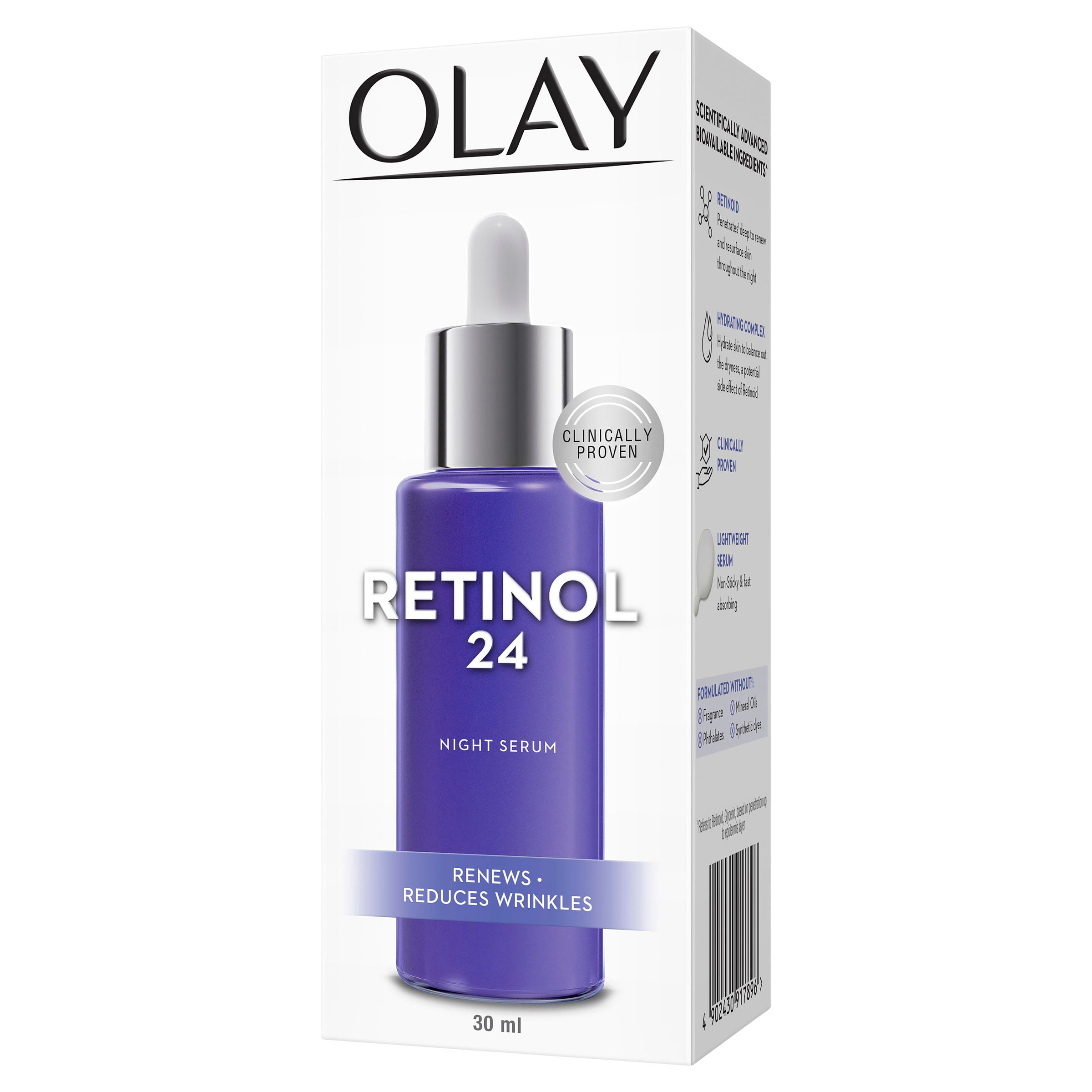 Olay Retinol 24 Night Serum 30ml - Image 13