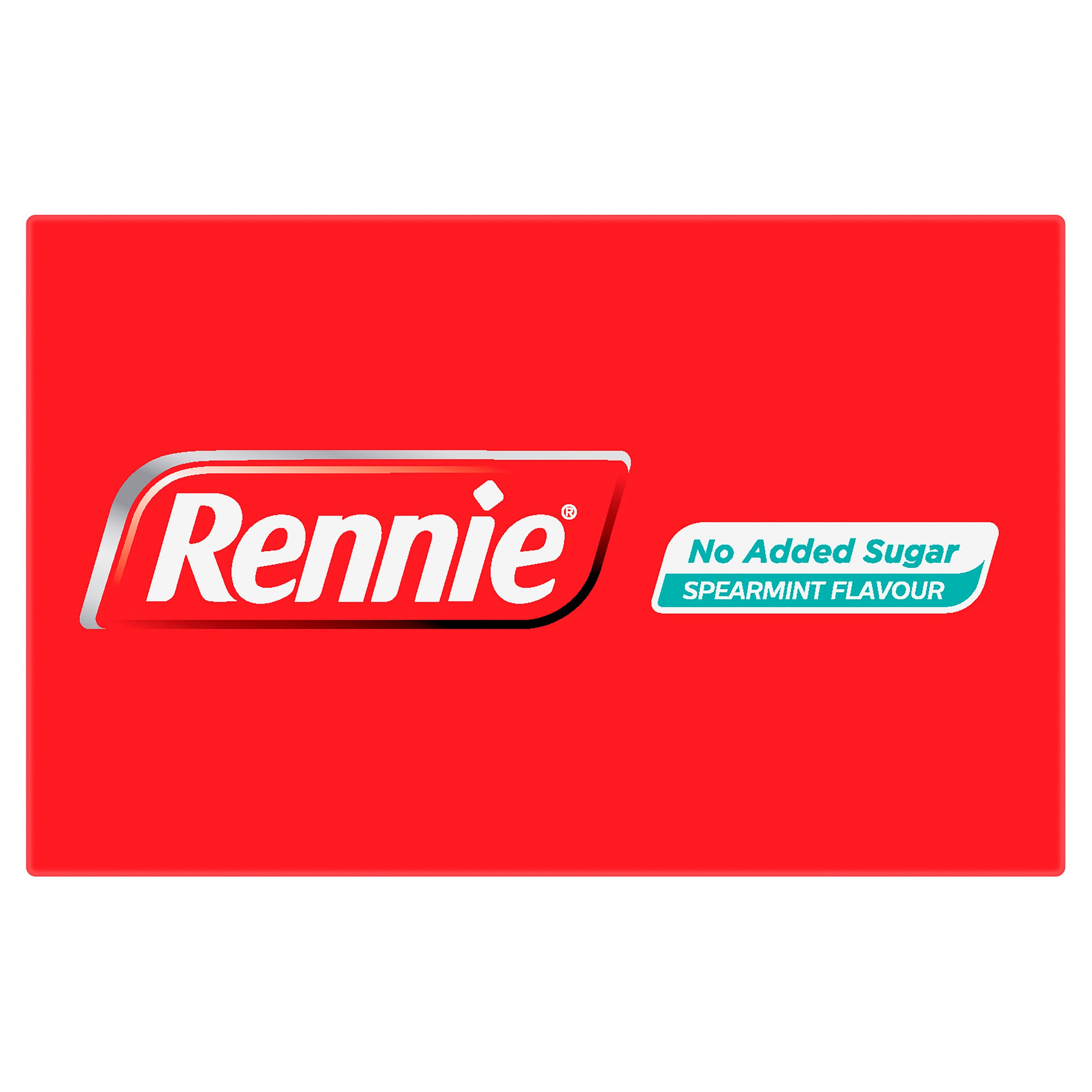 Rennie No Added Sugar Spearmint 96 chewable tablets - Image 5