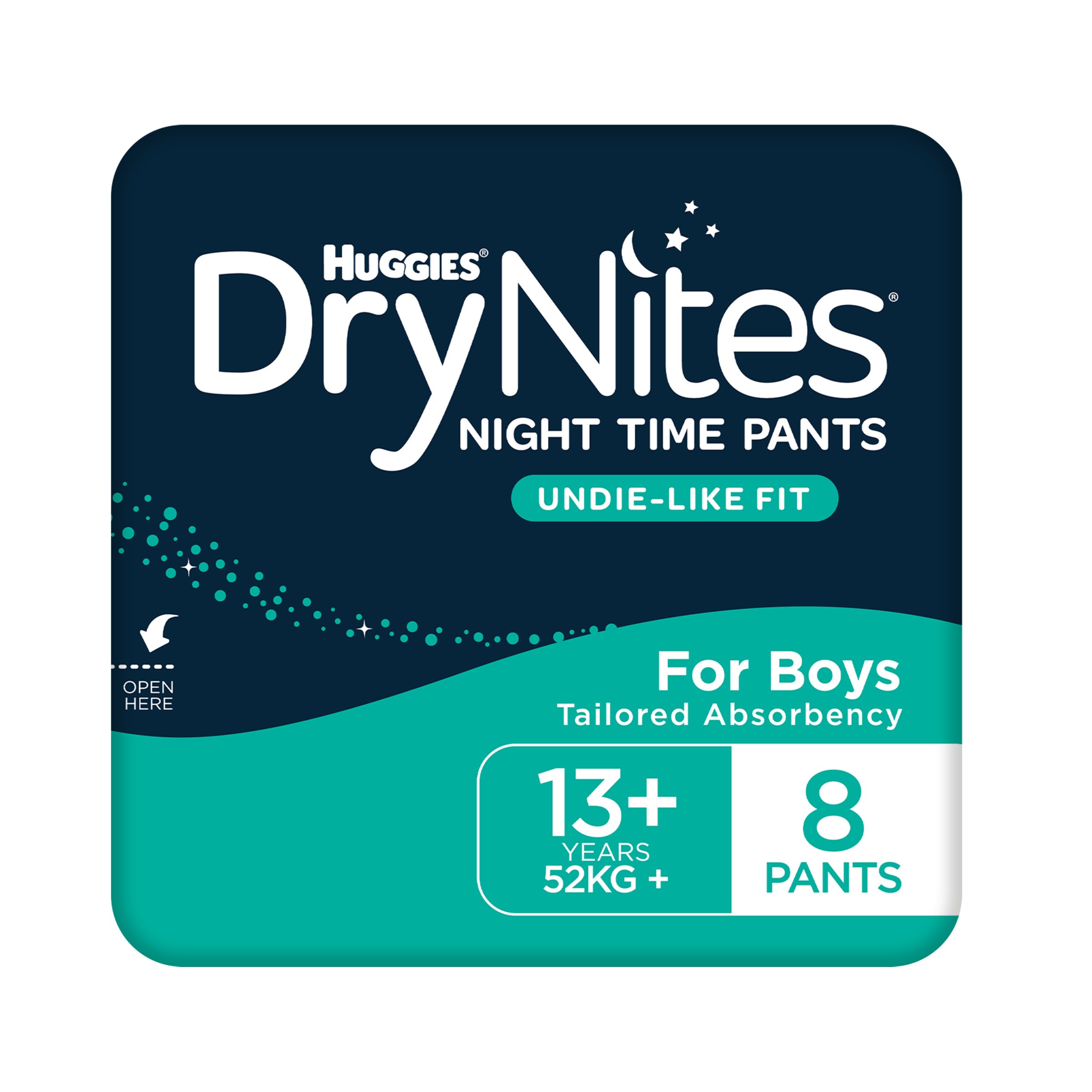 Huggies DryNites Size 5 Boy 8-15 Years 8 pack - Image 5