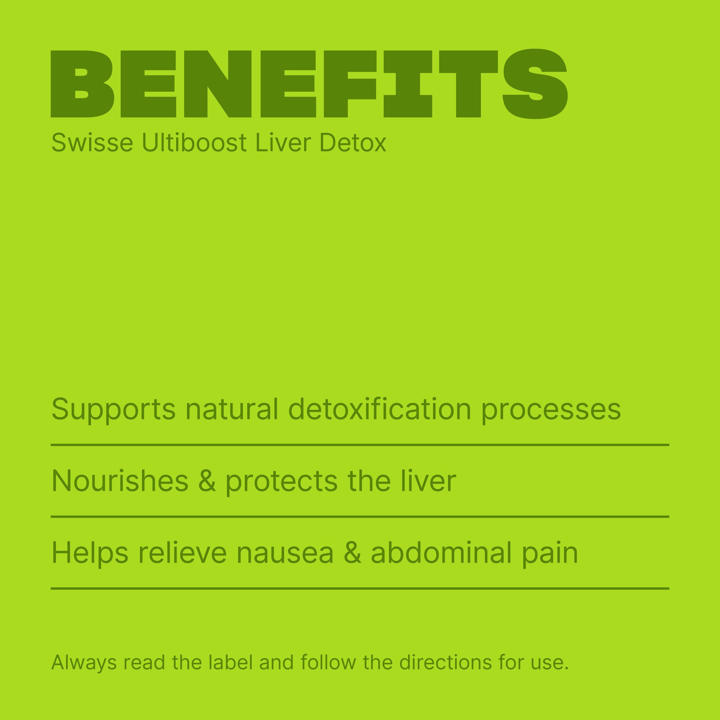 Swisse Ultiboost Liver Detox 120 tablets - Image 4