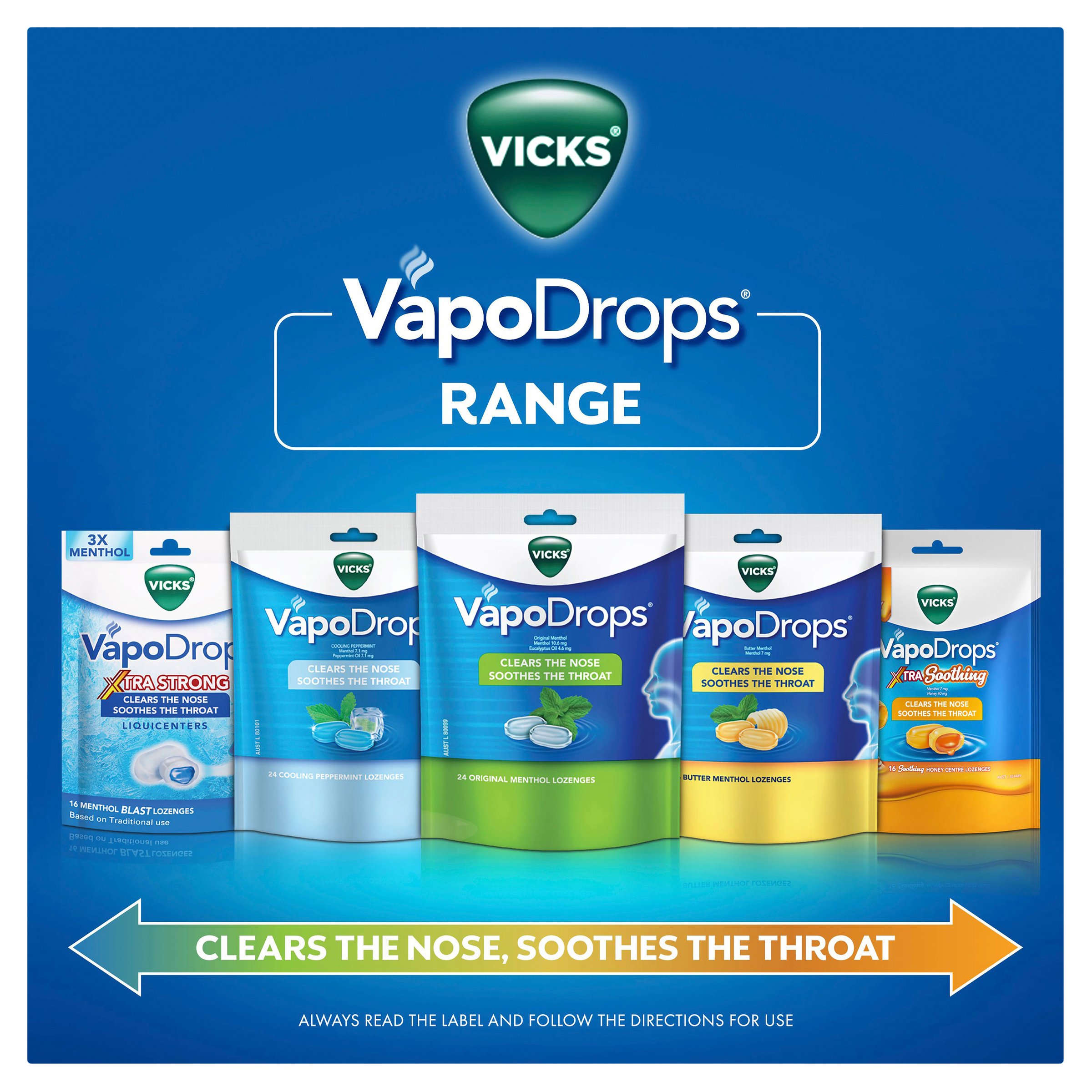 Vicks Vapodrops Xtra Soothing 16 lozenges - Image 5