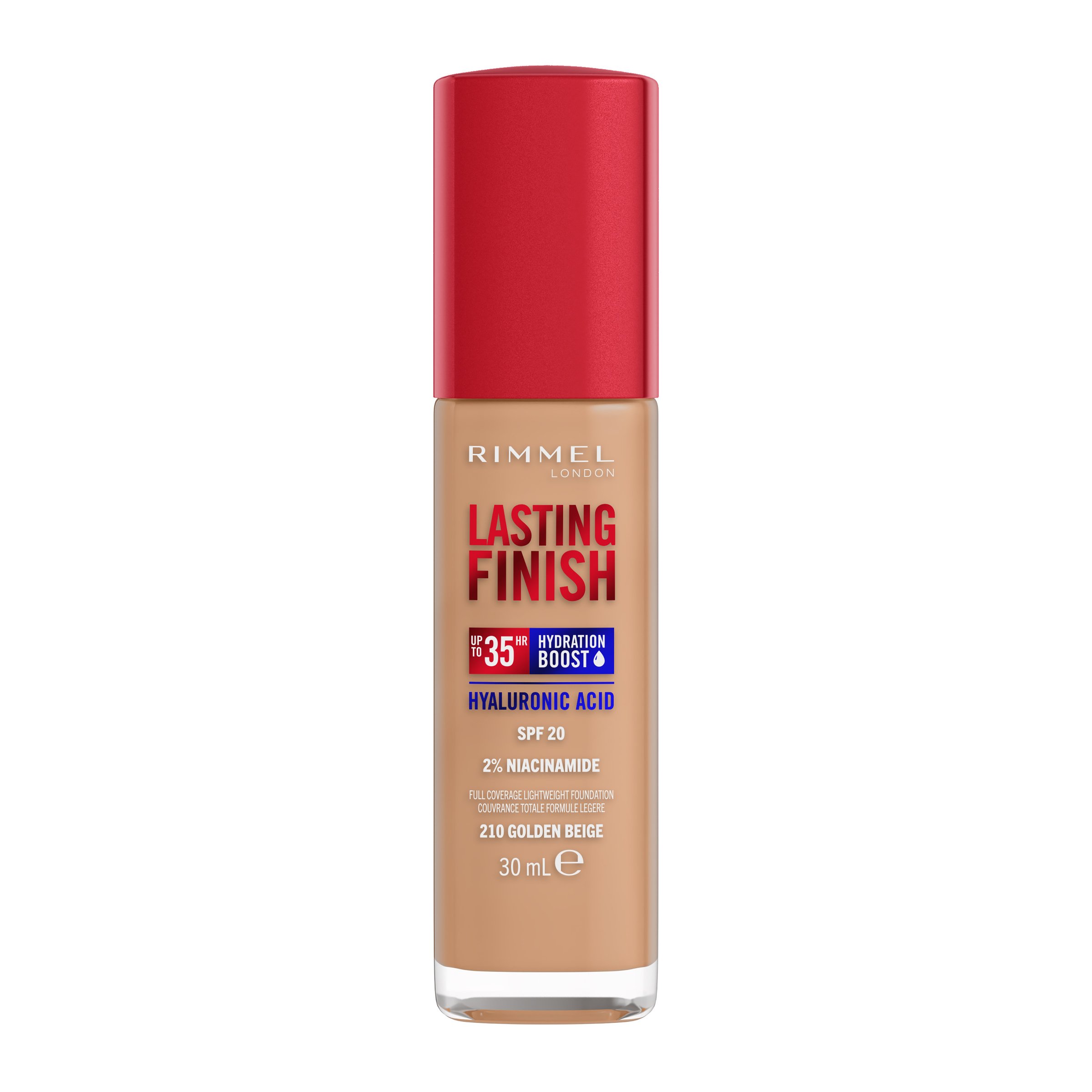 Rimmel Lasting Finish 35Hr Foundation 210 Golden Beige 1 each - Image 2