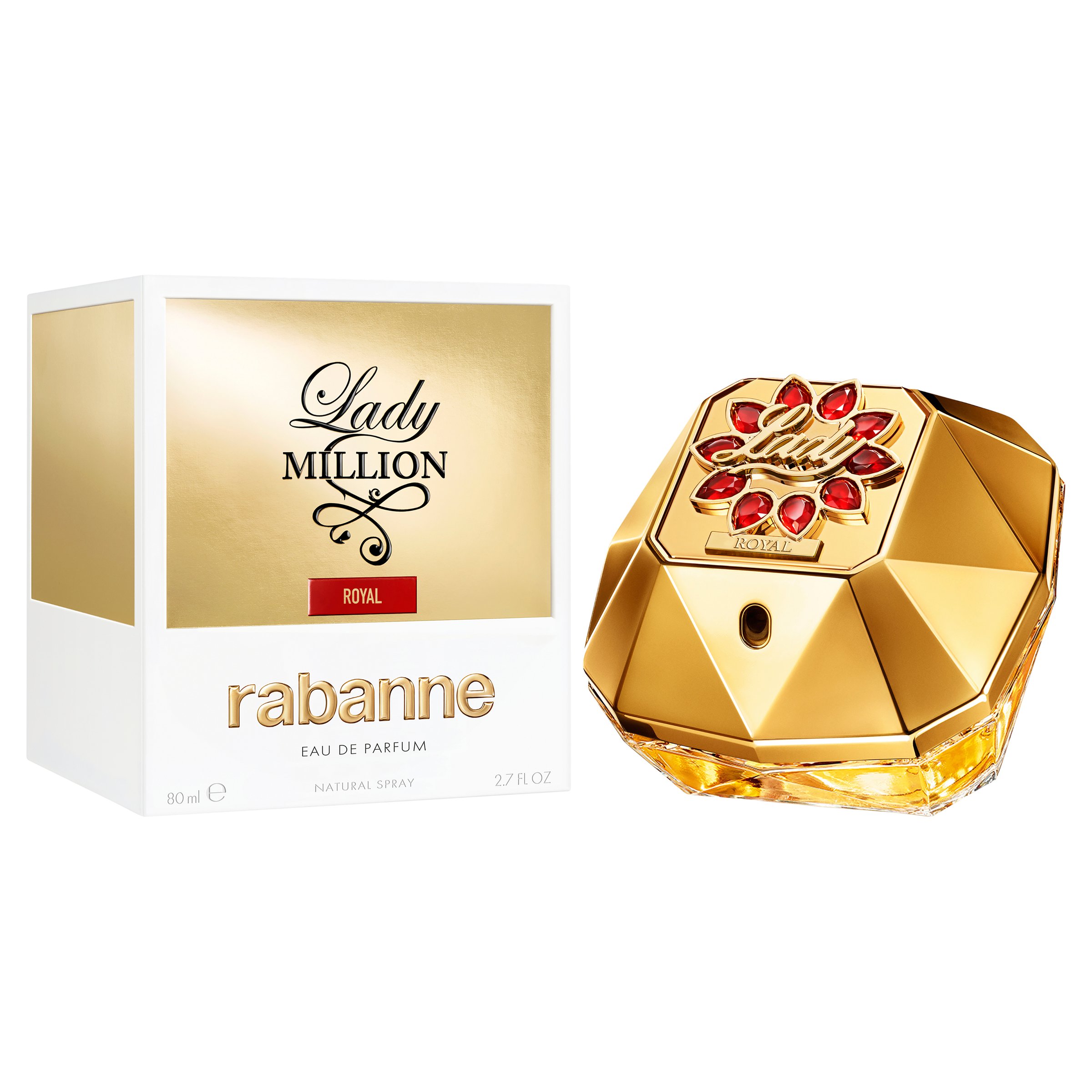 Rabanne Lady Million Royal EDP Spray 80ml - Image 1